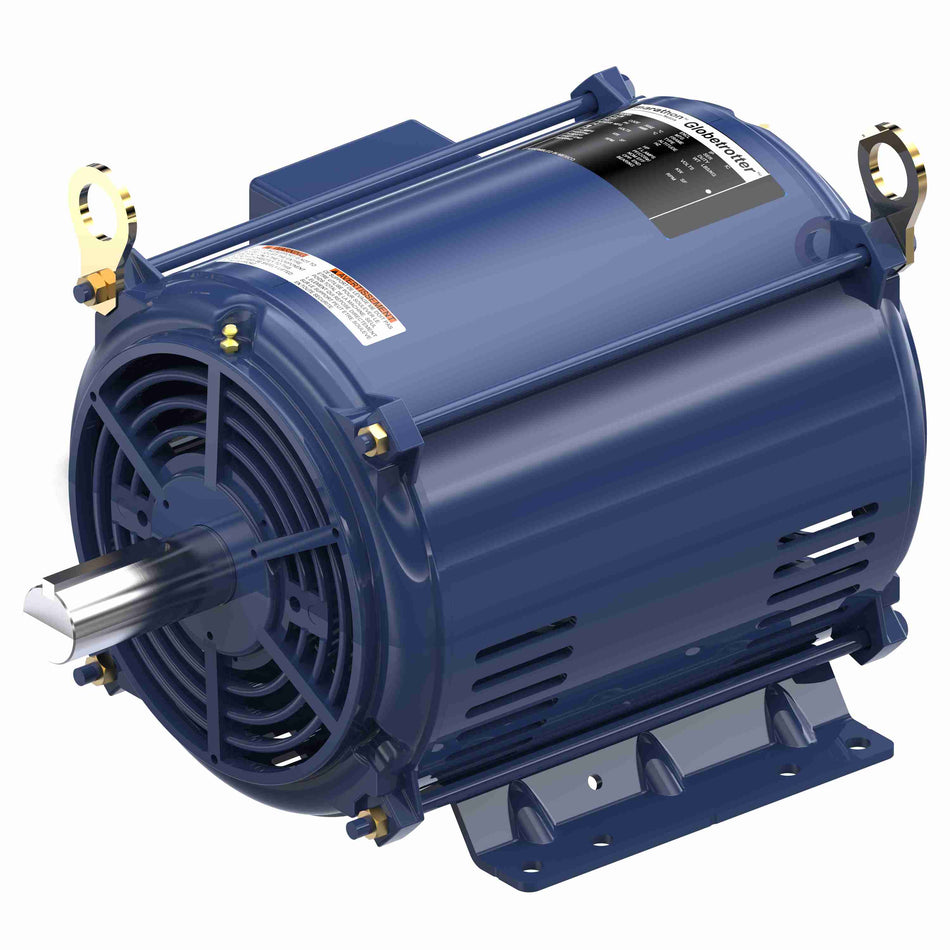 Marathon Electric 50 Hz Motor, 7.50 HP, 3 Ph, 50 Hz, 190-200-208/380-400-415 V, 1500 RPM, 213T Frame, DP