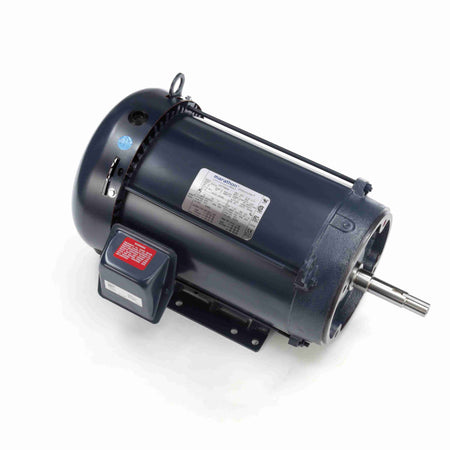 Marathon Electric Close-Coupled Pump Motor, 10 & 7.50 HP, 3 Ph, 60 & 50 Hz, 230/460 & 190/380 V, 3600 & 3000 RPM, 215JM Frame, TEFC