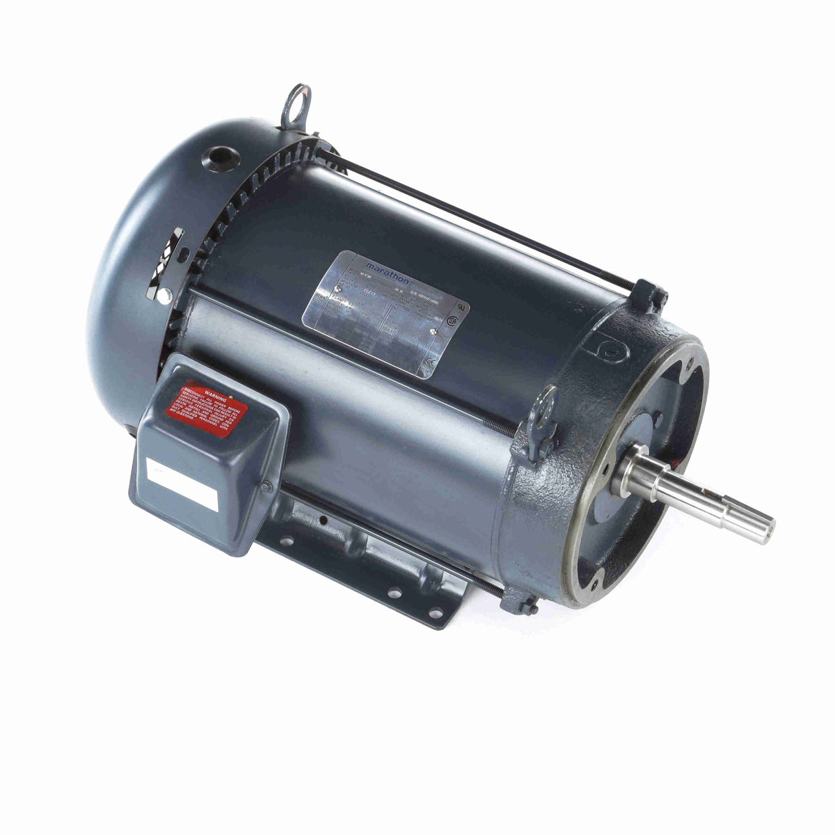 Marathon Electric Close-Coupled Pump Motor, 10 HP, 3 Ph, 60 Hz, 575 V, 3600 RPM, 215JM Frame, TEFC