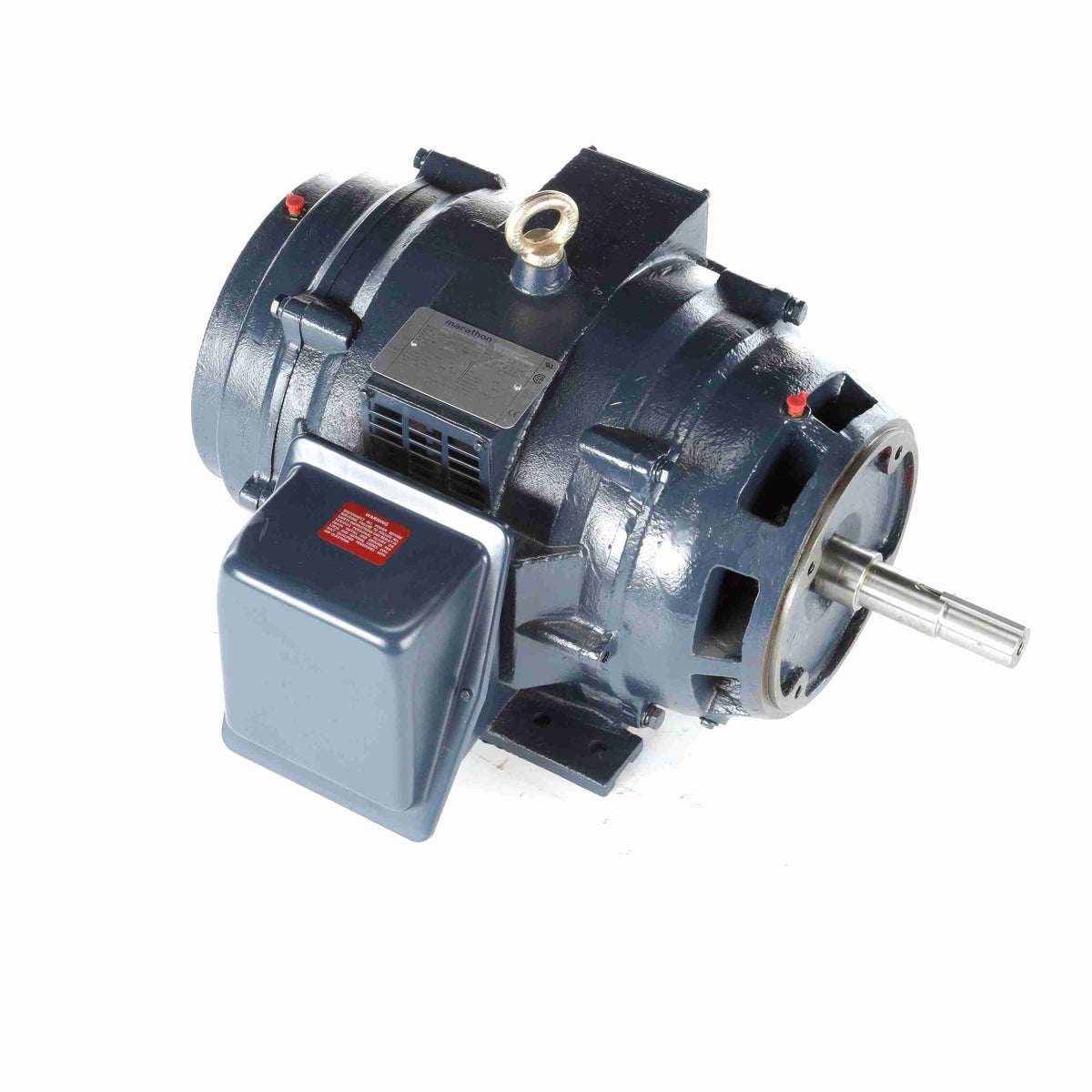 Marathon Electric Close-Coupled Pump Motor, 15 HP, 3 Ph, 60 Hz, 575 V, 1800 & 1800 RPM, 254JP Frame, DP