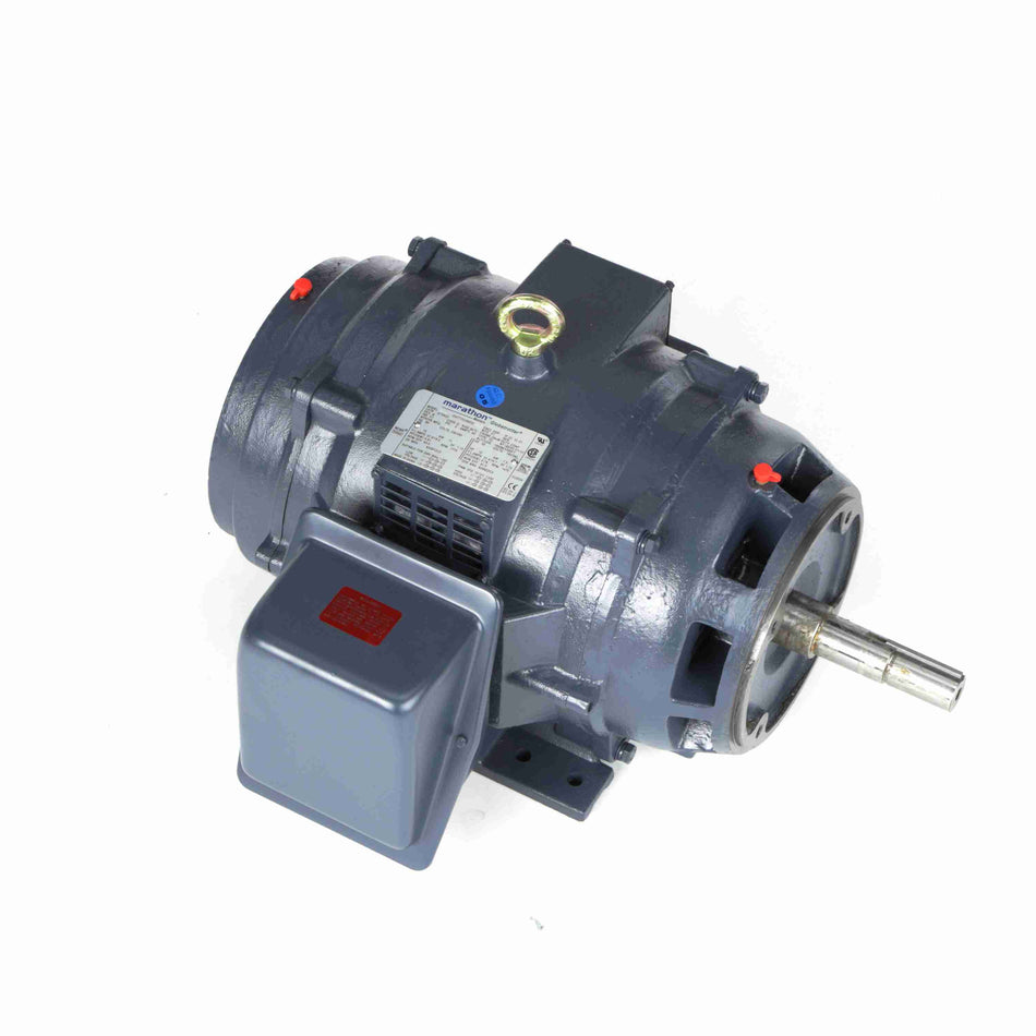 Marathon Electric Close-Coupled Pump Motor, 15 & 10 HP, 3 Ph, 60 & 50 Hz, 230/460 & 190/380 V, 1800 & 1500 RPM, 254JM Frame, DP