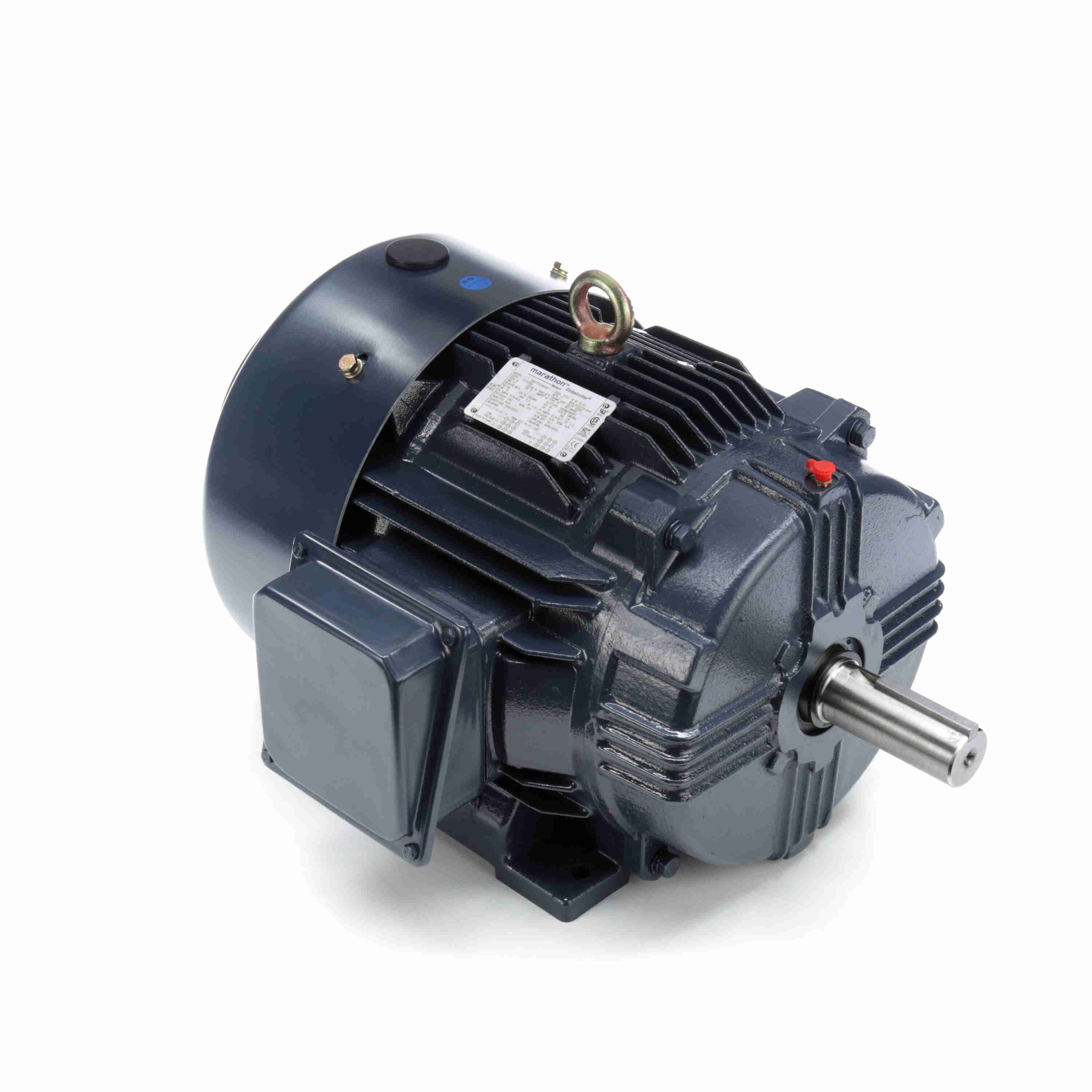 Marathon Electric General Purpose Motor, 15 & 10 HP, 3 Ph, 60 & 50 Hz, 230/460 & 190/380 V, 1800 & 1500 RPM, 254T Frame, TEFC