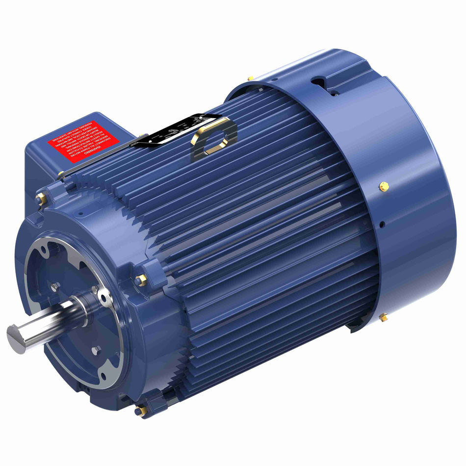 Marathon Electric General Purpose Motor, 15 & 10 HP, 3 Ph, 60 & 50 Hz, 230/460 & 190/380 V, 1800 & 1500 RPM, 254TC Frame, TEFC