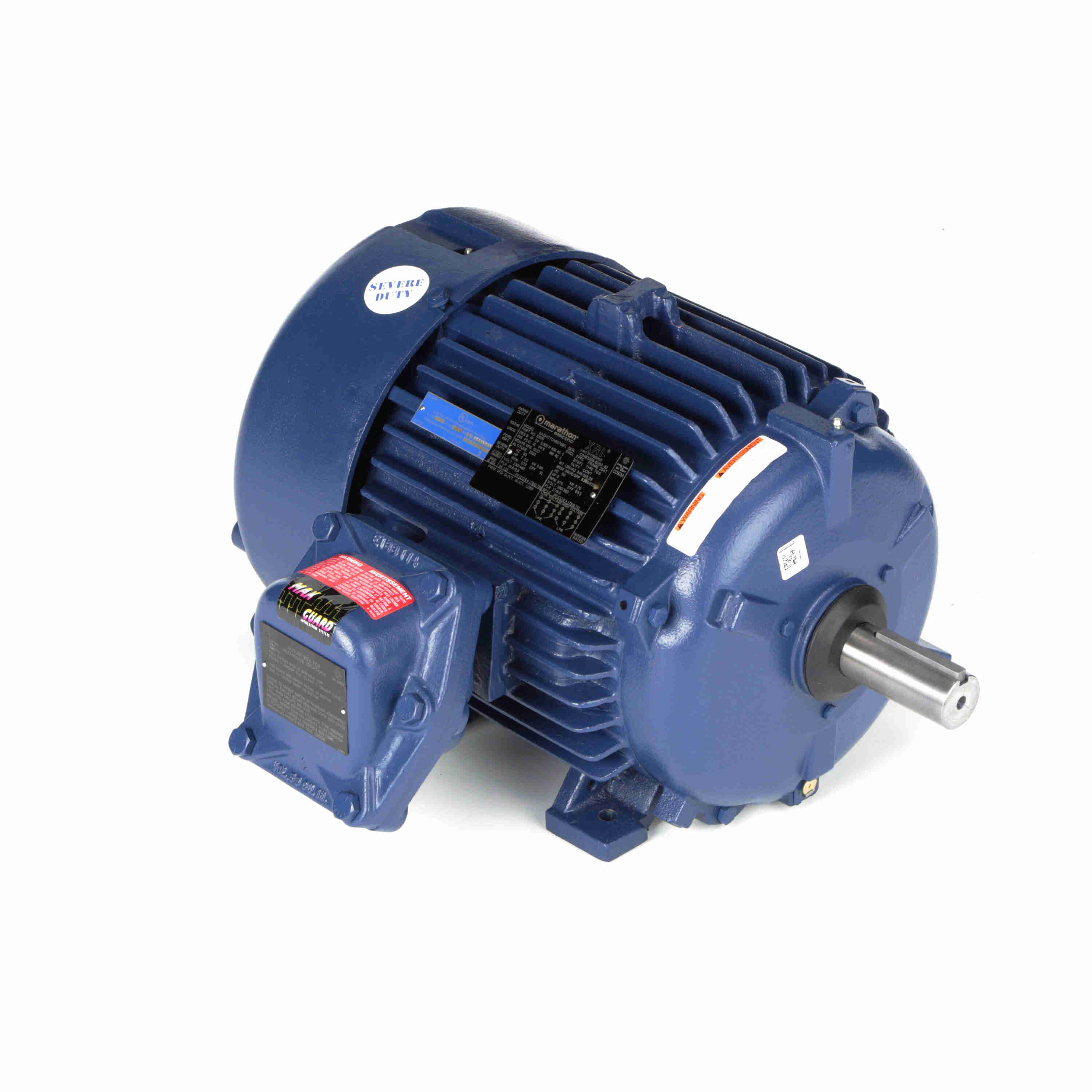 Marathon Electric Explosion Proof Motor, 7.50 & 5 HP, 3 Ph, 60 & 50 Hz, 230/460 & 190/380 V, 1200 & 1000 RPM, 254T Frame, EPFC