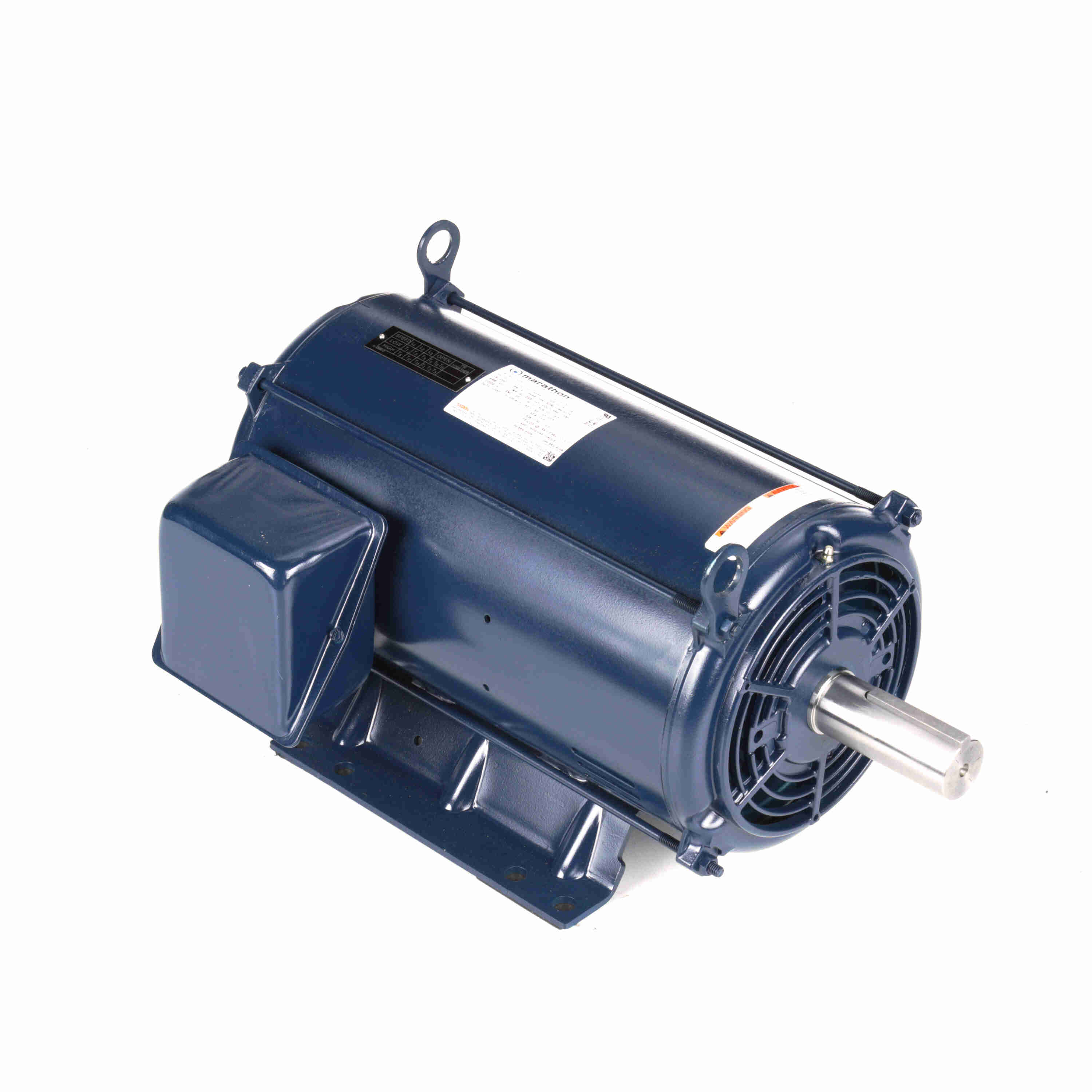 Marathon Electric Multispeed Motor, 10 & 4.44 HP, 3 Ph, 60 & 60 Hz, 460 & 460 V, 1800 & 1800 RPM, 256T Frame, DP