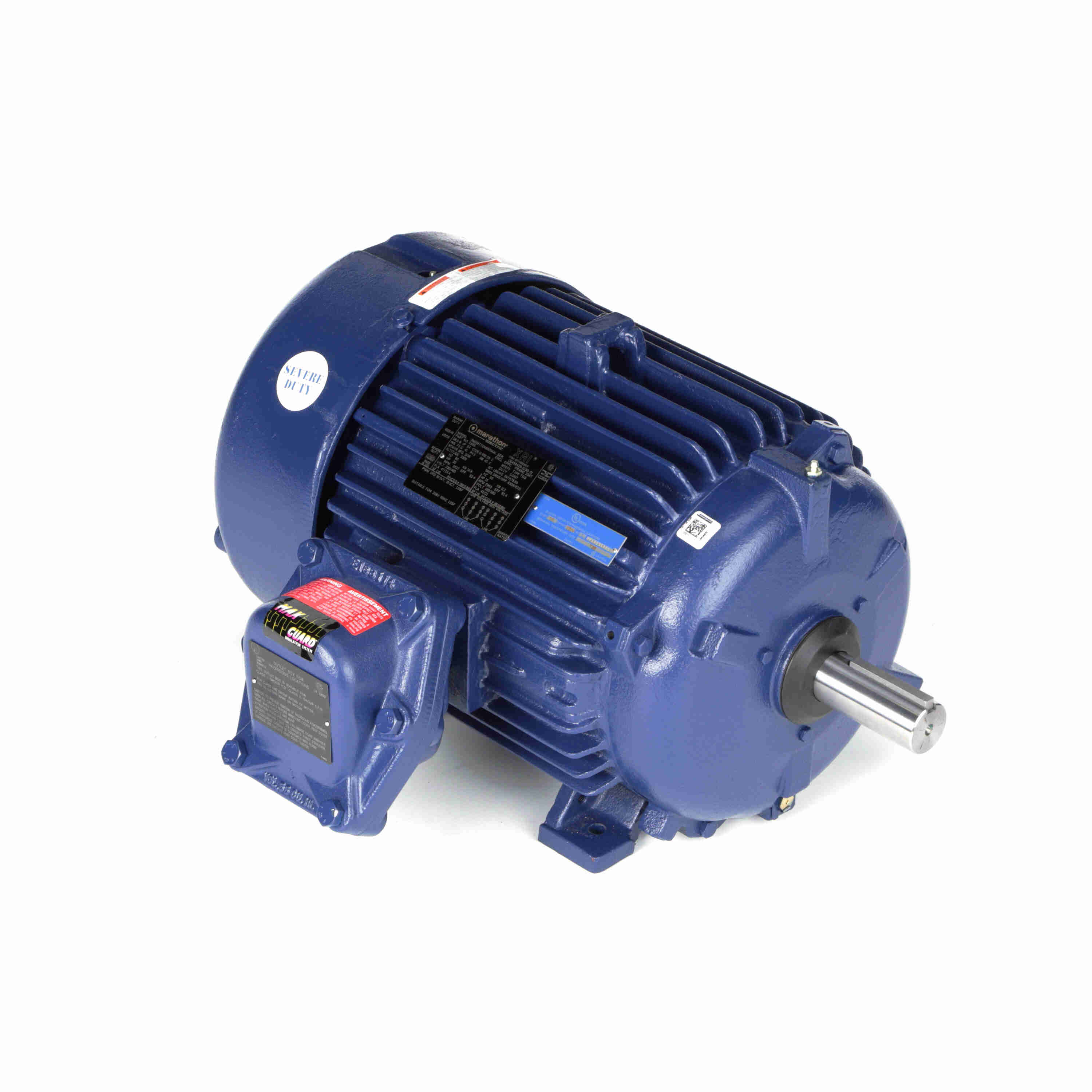 Marathon Electric Explosion Proof Motor, 20 & 15 HP, 3 Ph, 60 & 50 Hz, 230/460 & 190/380 V, 3600 & 3000 RPM, 256T Frame, EPFC