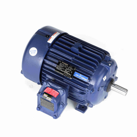 Marathon Electric Explosion Proof Motor, 20 & 15 HP, 3 Ph, 60 & 50 Hz, 230/460 & 190/380 V, 1800 & 1500 RPM, 256T Frame, EPFC