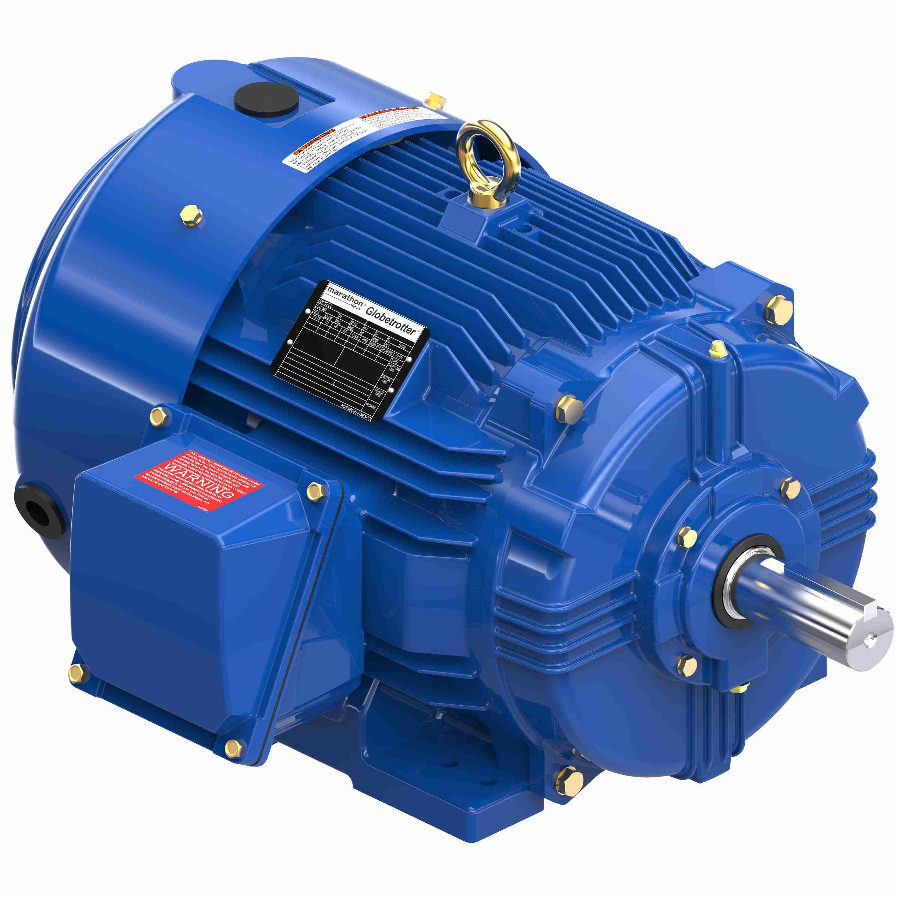 Marathon Electric Severe Duty Motor, 15 HP, 3 Ph, 60 Hz, 460 V, 1200 RPM, 284T Frame, TEFC