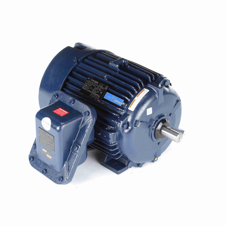 Marathon Electric Explosion Proof Motor, 25 & 20 HP, 3 Ph, 60 & 50 Hz, 230/460 & 190/380 V, 1800 & 1500 RPM, 284TS Frame, EPFC