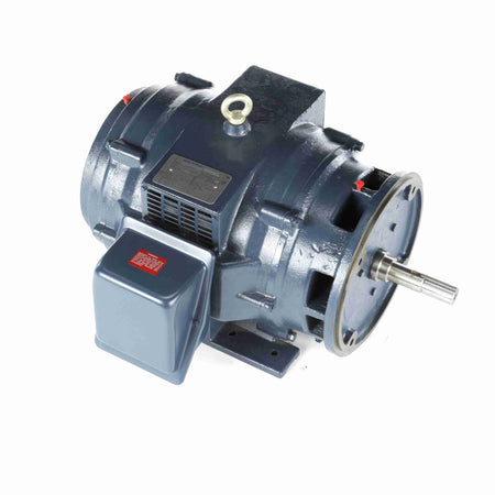 Marathon Electric Close-Coupled Pump Motor, 15 & 10 HP, 3 Ph, 60 & 50 Hz, 230/460 & 190/380 V, 1200 & 1000 RPM, 284JM Frame, DP