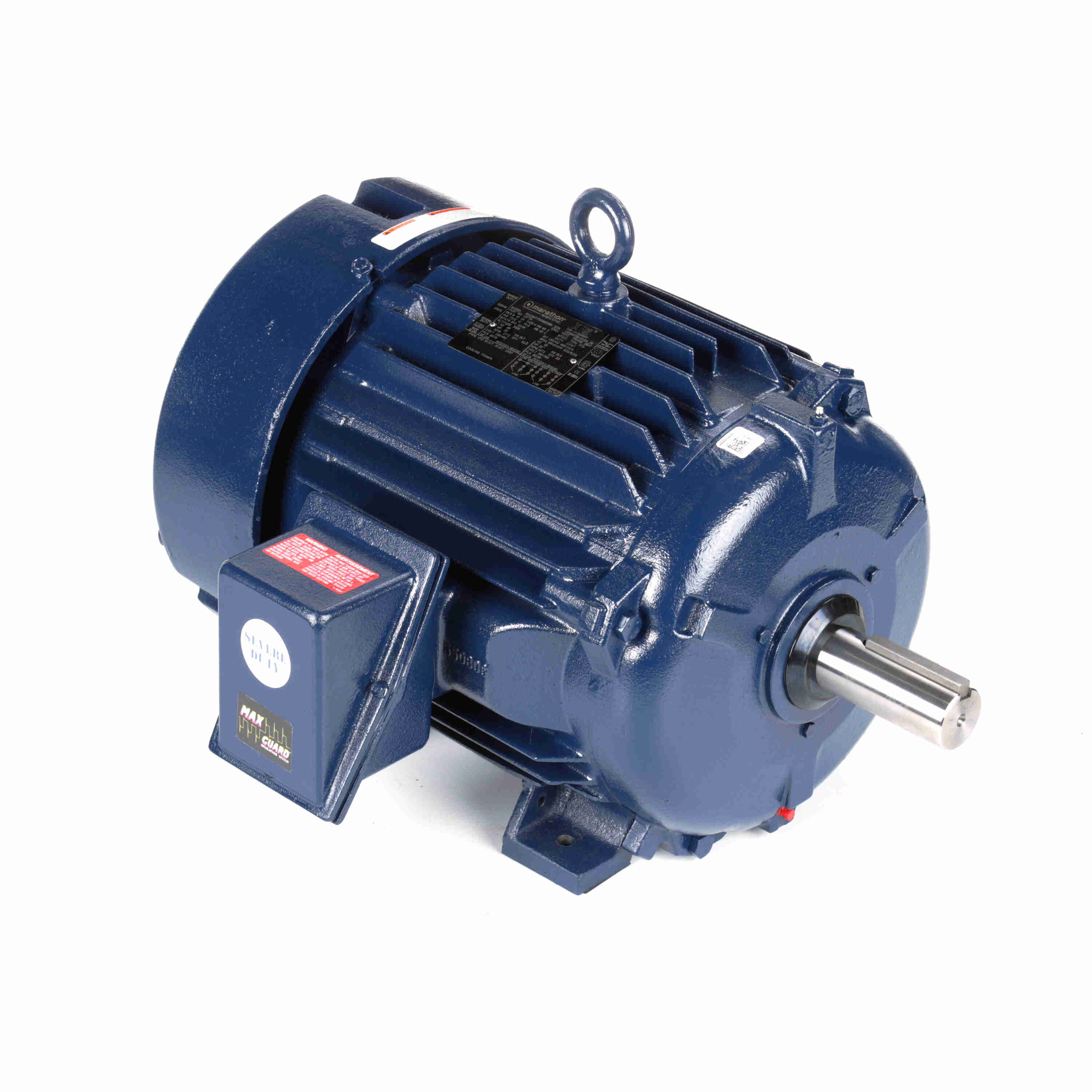 Marathon Electric Severe Duty Motor, 25 & 20 HP, 3 Ph, 60 & 50 Hz, 230/460 & 190/380 V, 1800 & 1500 RPM, 284T Frame, TEFC