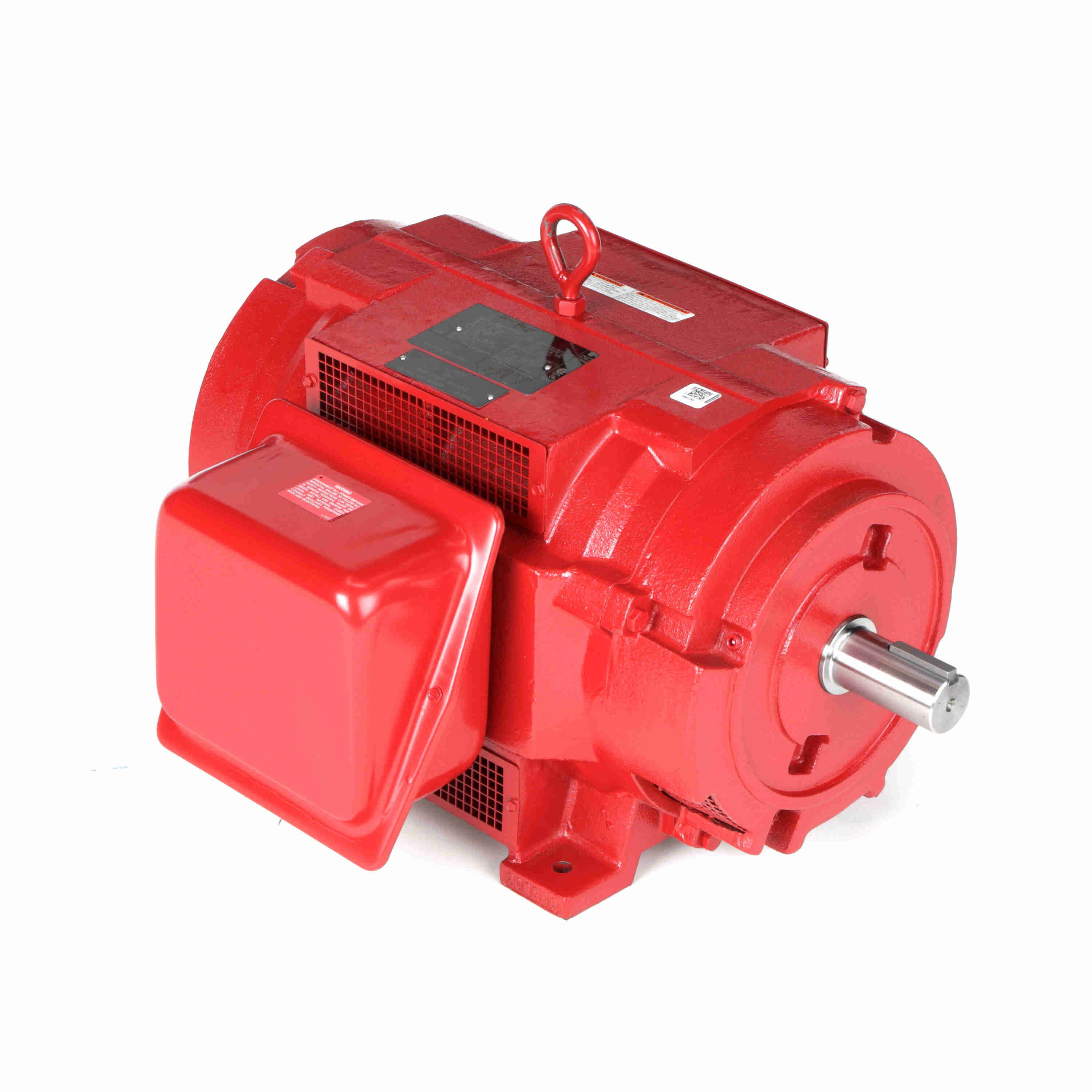 Marathon Electric Fire Pump Motor, 30 HP, 3 Ph, 60 Hz, 190/380-400 V, 3600 RPM, 284TS Frame, DP