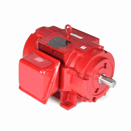Marathon Electric Fire Pump Motor, 50 HP, 3 Ph, 60 Hz, 575 V, 3600 RPM, 324TS Frame, DP