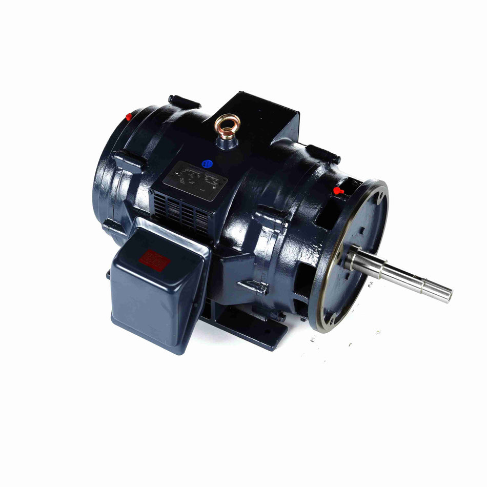 Marathon Electric Close-Coupled Pump Motor, 40 HP, 3 Ph, 60 Hz, 575 V, 3600 RPM, 286JP Frame, DP