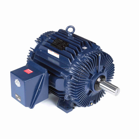 Marathon Electric Severe Duty Motor, 40 & 30 HP, 3 Ph, 60 & 50 Hz, 230/460 & 190/380 V, 1800 & 1500 RPM, 324TV Frame, TEAO