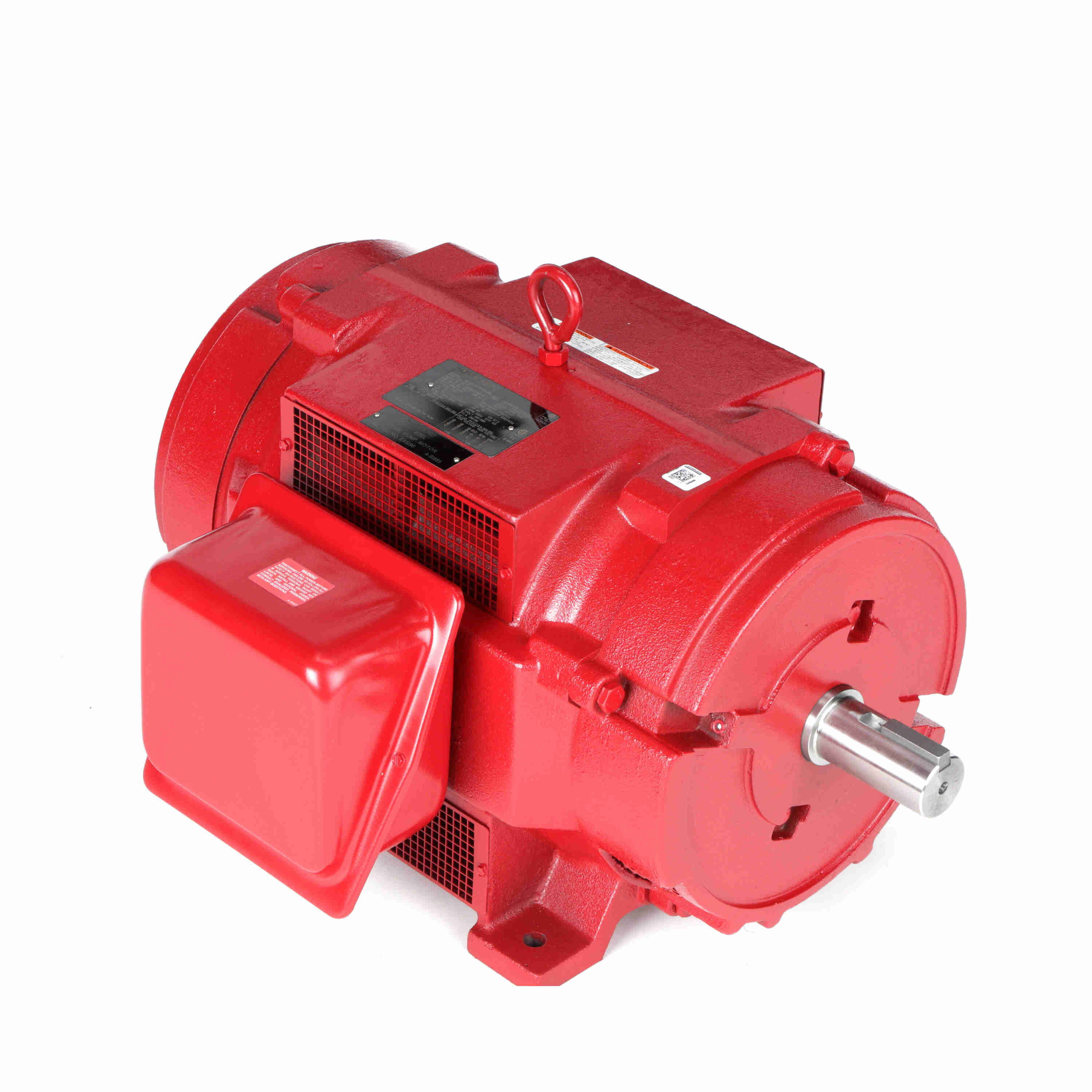 Marathon Electric Fire Pump Motor, 60 HP, 3 Ph, 60 Hz, 190/380-400 V, 3600 RPM, 326TS Frame, DP
