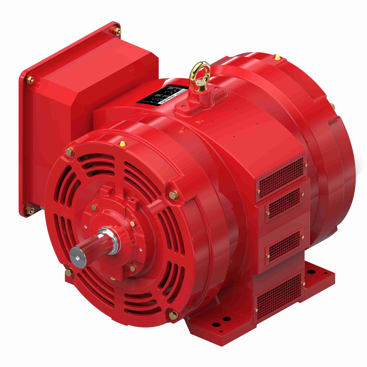 Marathon Electric Fire Pump Motor, 125 HP, 3 Ph, 60 Hz, 575 V, 3600 RPM, 404TS Frame, DP