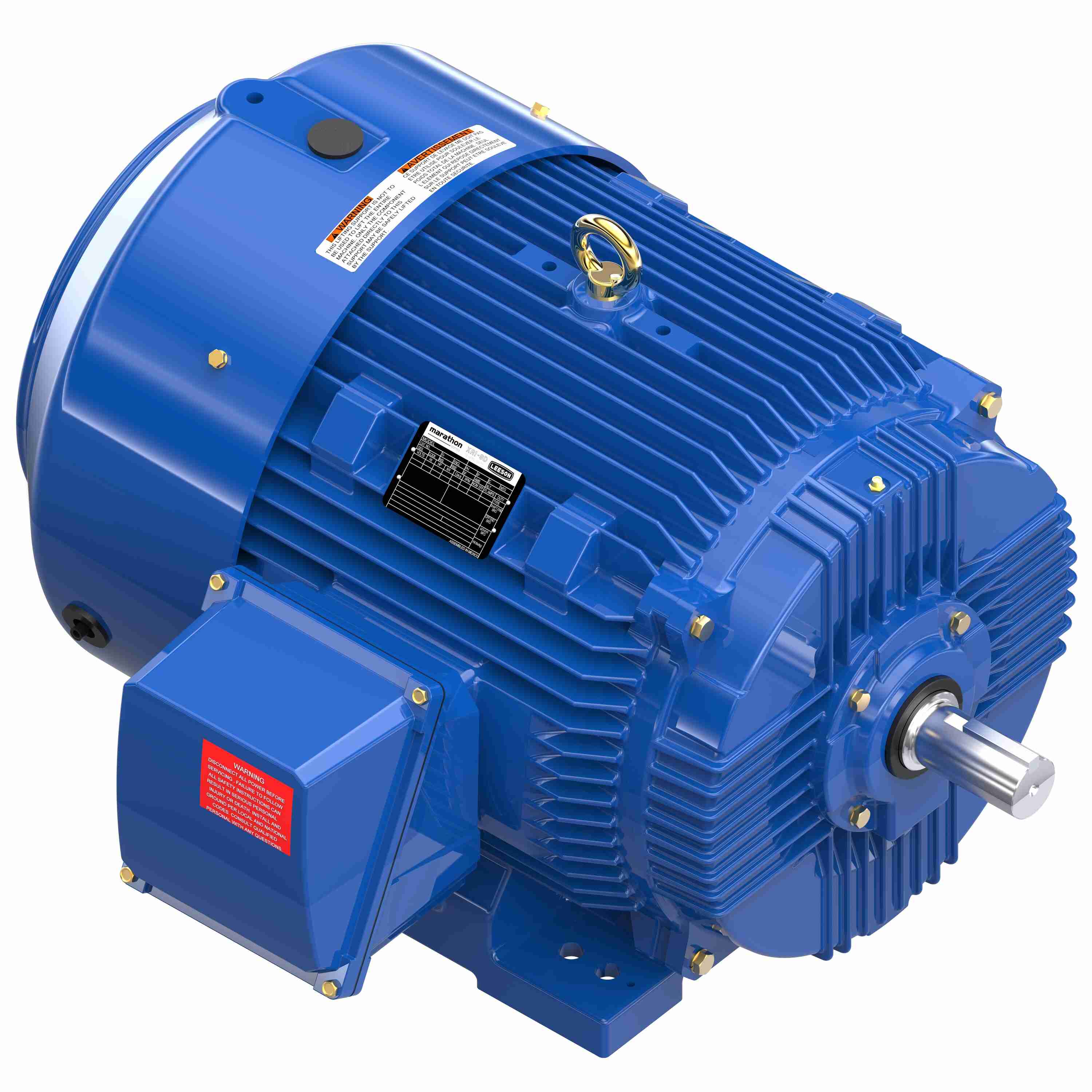 Marathon Electric Severe Duty Motor, 100 HP, 3 Ph, 60 Hz, 575 V, 3600 & 3600 RPM, 405TS Frame, TEFC