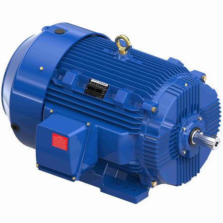 Marathon Electric Severe Duty Motor, 125 HP, 3 Ph, 60 Hz, 460 V, 3600 RPM, 444TS Frame, TEFC