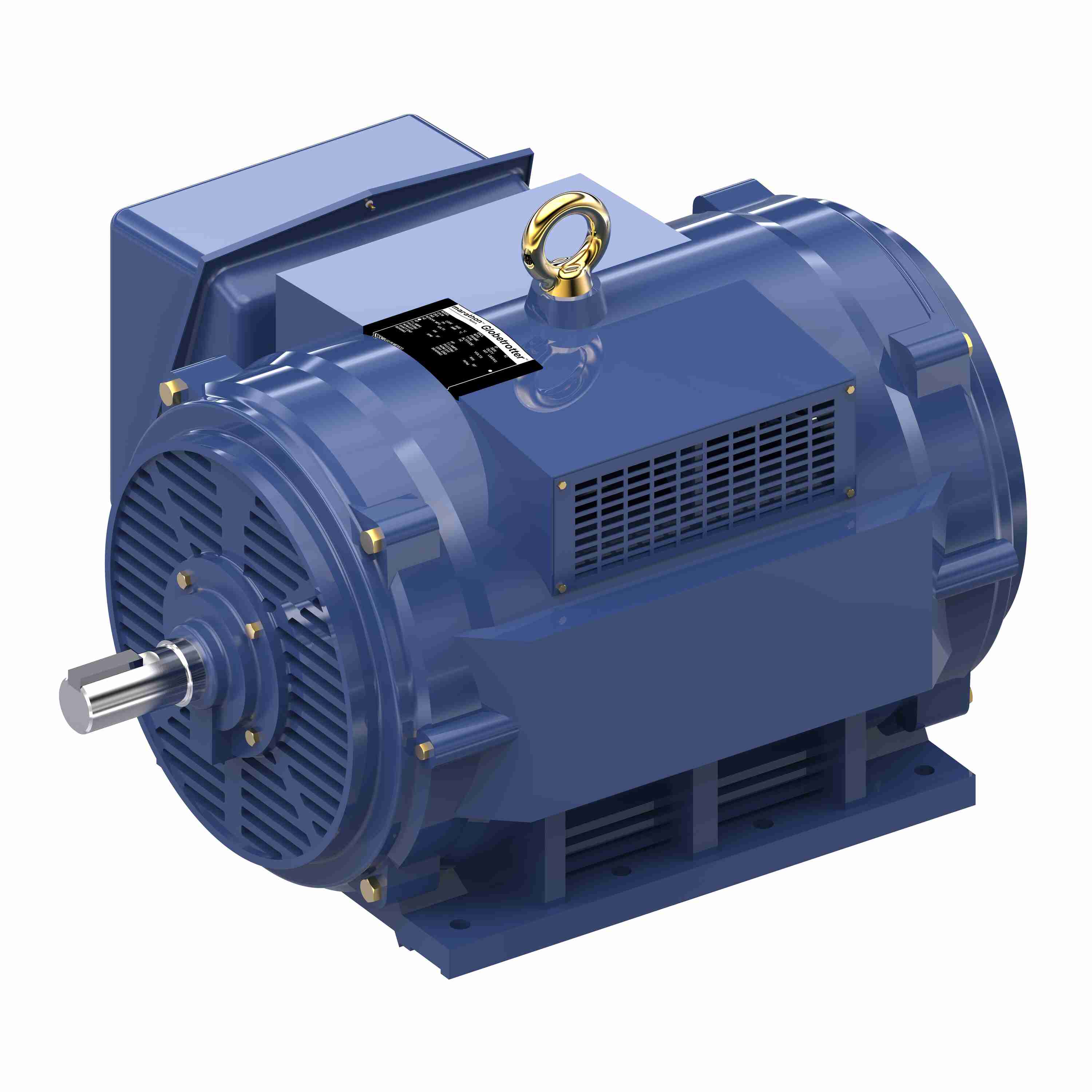 Marathon Electric General Purpose Motor, 150 & 125 HP, 3 Ph, 60 & 50 Hz, 460 & 380 V, 1800 & 1500 RPM, 444TS Frame, DP