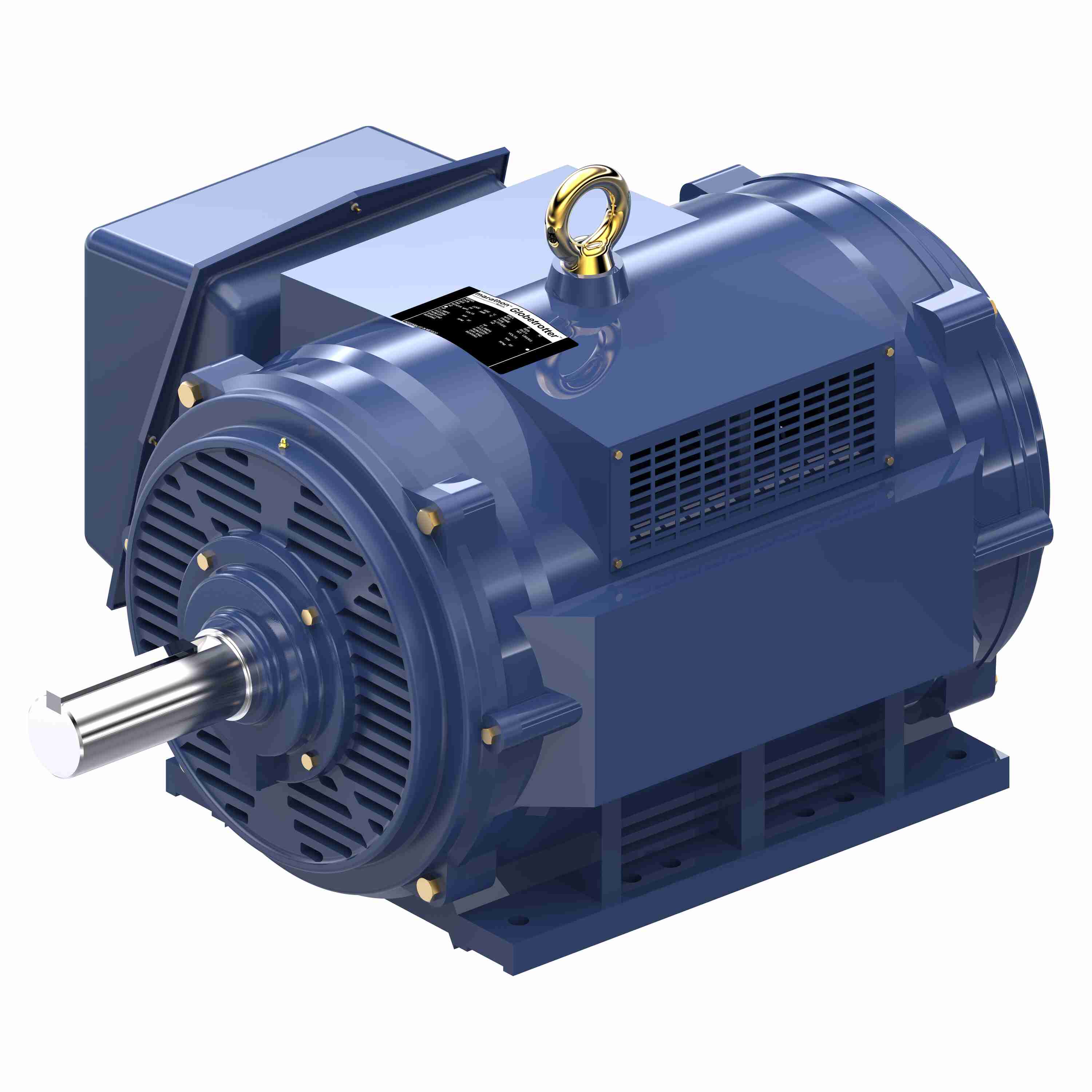 Marathon Electric General Purpose Motor, 150 & 125 HP, 3 Ph, 60 & 50 Hz, 460 & 380 V, 1800 & 1500 RPM, 444T Frame, DP
