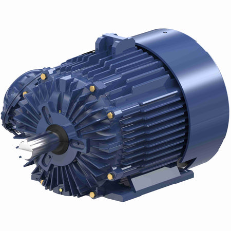 Marathon Electric Explosion Proof Motor, 125 HP, 3 Ph, 60 Hz, 460 V, 1200 RPM, 445T Frame, EPFC