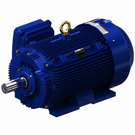 Marathon Electric Severe Duty Motor, 150 HP, 3 Ph, 60 Hz, 460 V, 1200 & 1200 RPM, 445T Frame, TEFC