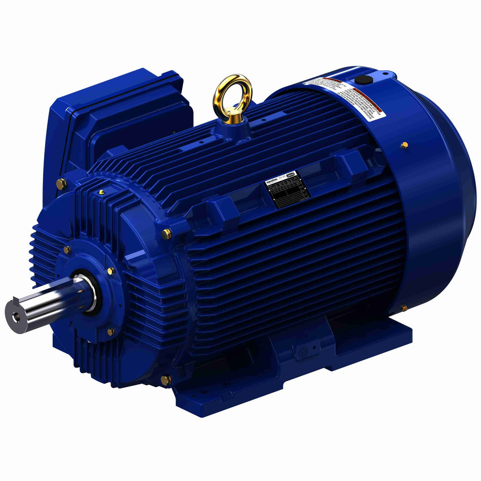 Marathon Electric Severe Duty Motor, 150 HP, 3 Ph, 60 Hz, 460 V, 1200 & 1200 RPM, 445T Frame, TEFC