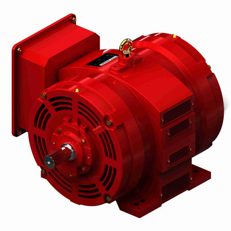 Marathon Electric Fire Pump Motor, 200 & 150 HP, 3 Ph, 60 & 50 Hz, 460 & 380 V, 1800 & 1500 RPM, 445TS Frame, DP