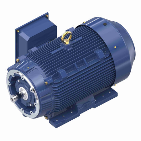 Marathon Electric General Purpose Motor, 200 & 150 HP, 3 Ph, 60 & 50 Hz, 460 & 380 V, 1800 & 1500 RPM, 445TSC Frame, TEFC
