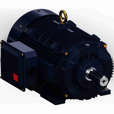 Marathon Electric General Purpose Motor, 150 & 125 HP, 3 Ph, 60 & 50 Hz, 460 & 380 V, 1200 & 1000 RPM, 445T Frame, TEFC