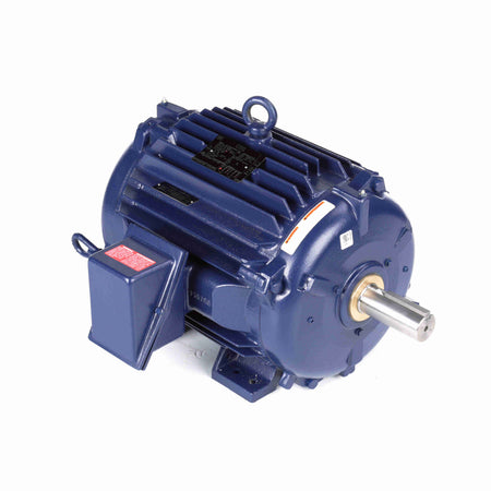 Marathon Electric Severe Duty Motor, 25 & 20 HP, 3 Ph, 60 & 50 Hz, 230/460 & 190/380 V, 1200 & 1000 RPM, 324T Frame, TEAO