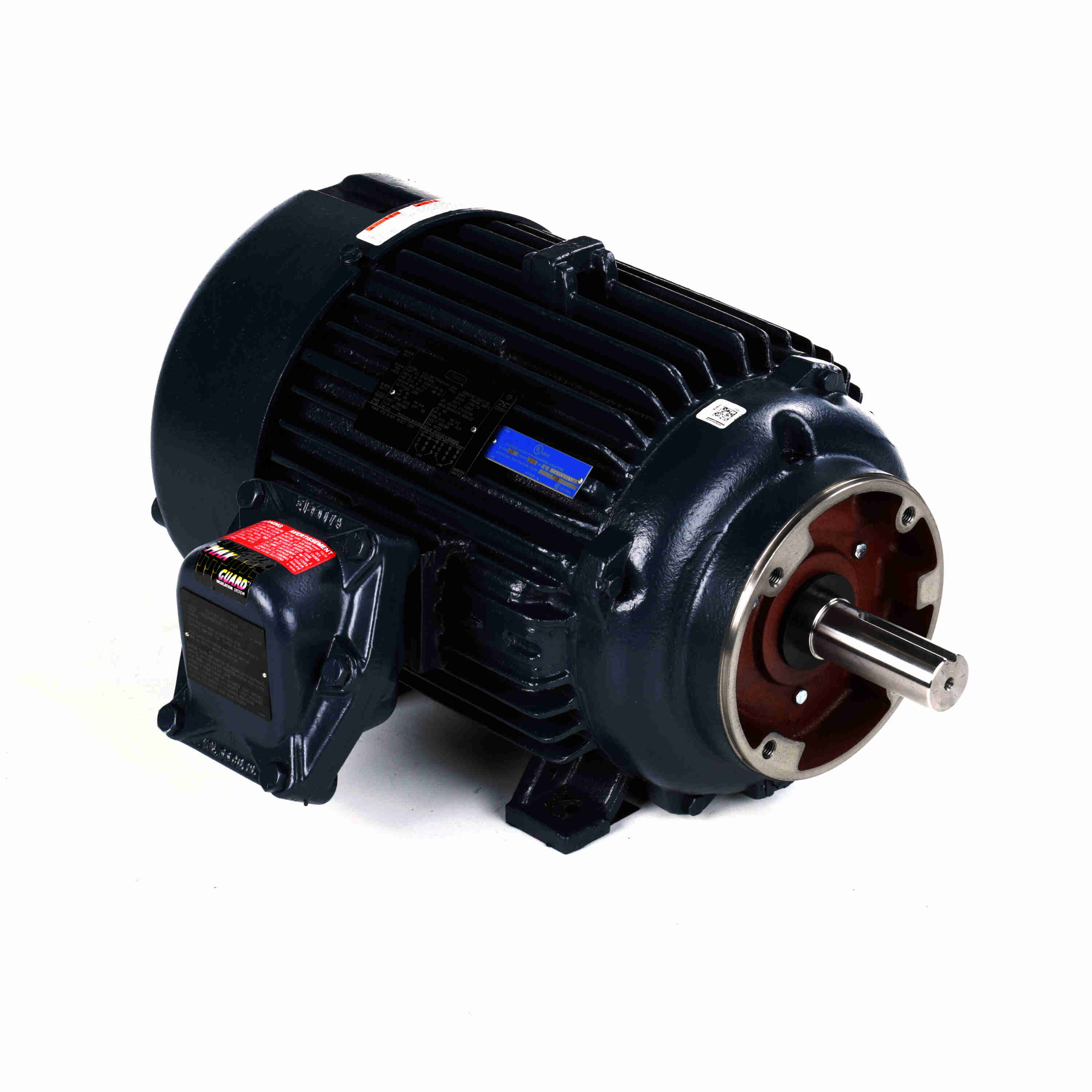 Marathon Electric Explosion Proof Motor, 20 & 15 HP, 3 Ph, 60 & 50 Hz, 230/460 & 190/380 V, 1800 & 1500 RPM, 256TC Frame, EPFC
