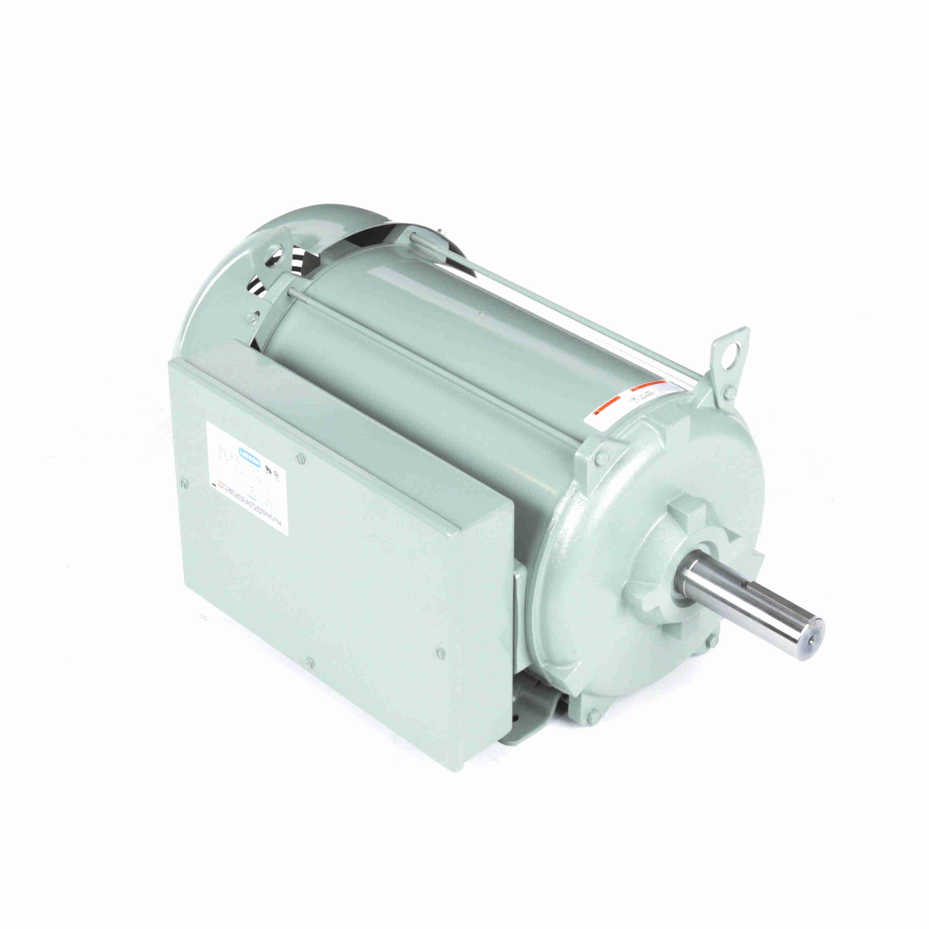 Marathon Electric Crop Dryer Motor, 15 HP, 1 Ph, 60 Hz, 208-230 V, 1800 & 1800 RPM, 256TZ Frame, TEFC