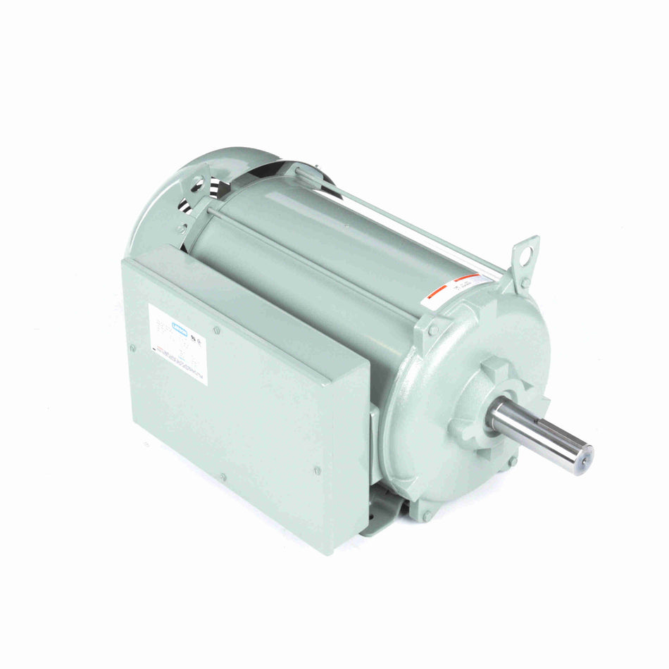 Marathon Electric Crop Dryer Motor, 15 HP, 1 Ph, 60 Hz, 208-230 V, 1800 & 1800 RPM, 256TZ Frame, TEFC