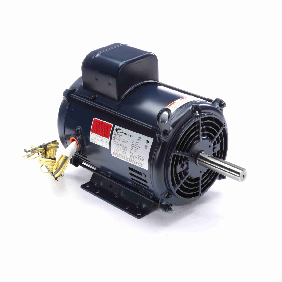 Marathon Electric Crop Dryer Motor, 10 HP, 1 Ph, 60 Hz, 200-230 V, 3600 RPM, 215TZ Frame, ODP