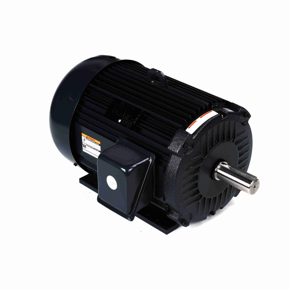 Marathon Electric General Purpose Motor, 30 & 25 HP, 3 Ph, 60 & 50 Hz, 230/460 & 190-208/380-415 V, 1800 & 1500 RPM, 286T Frame, TEFC