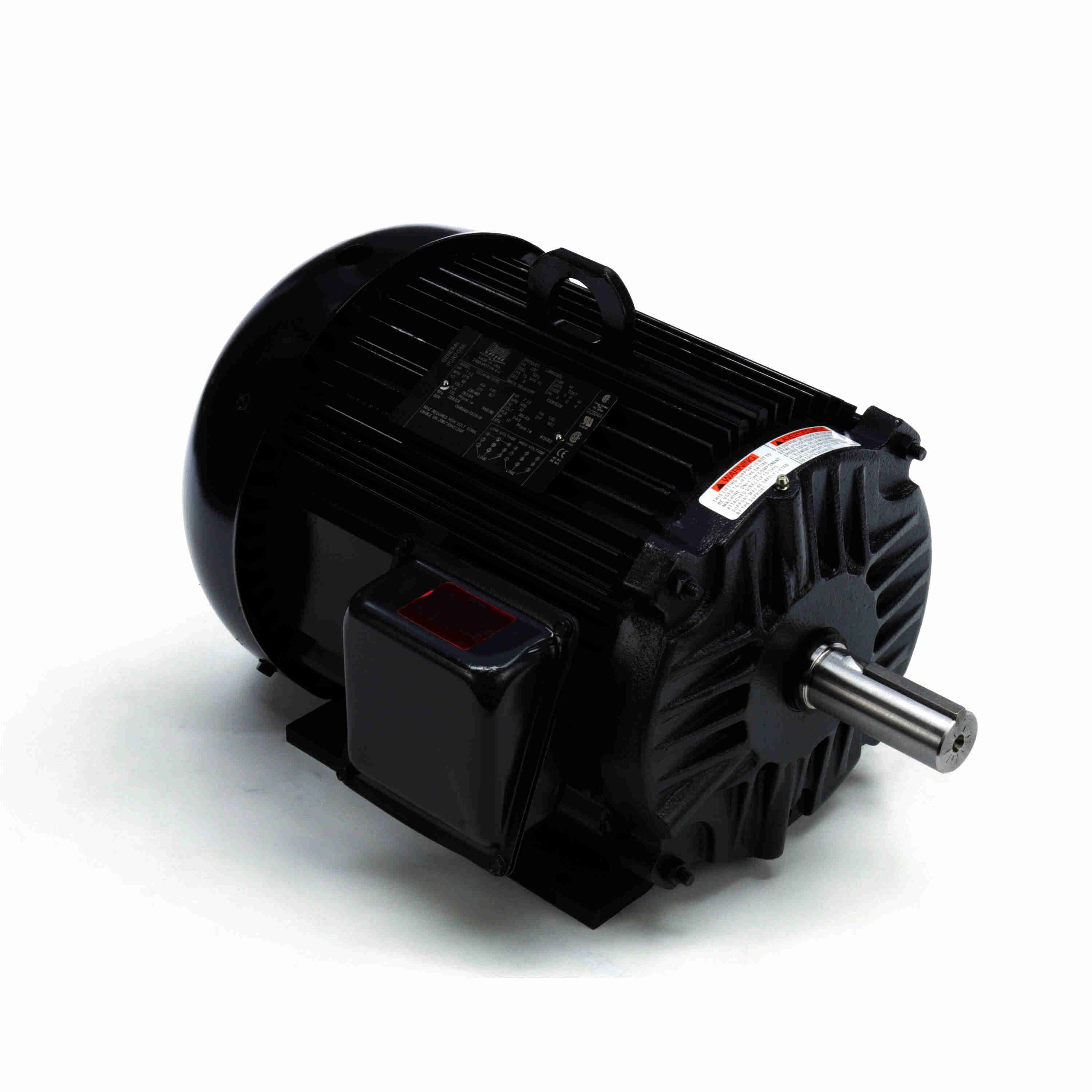 Marathon Electric General Purpose Motor, 7.50 & 7.50 HP, 3 Ph, 60 & 50 Hz, 230/460 & 380-415 V, 1800 & 1500 RPM, 213T Frame, TEFC