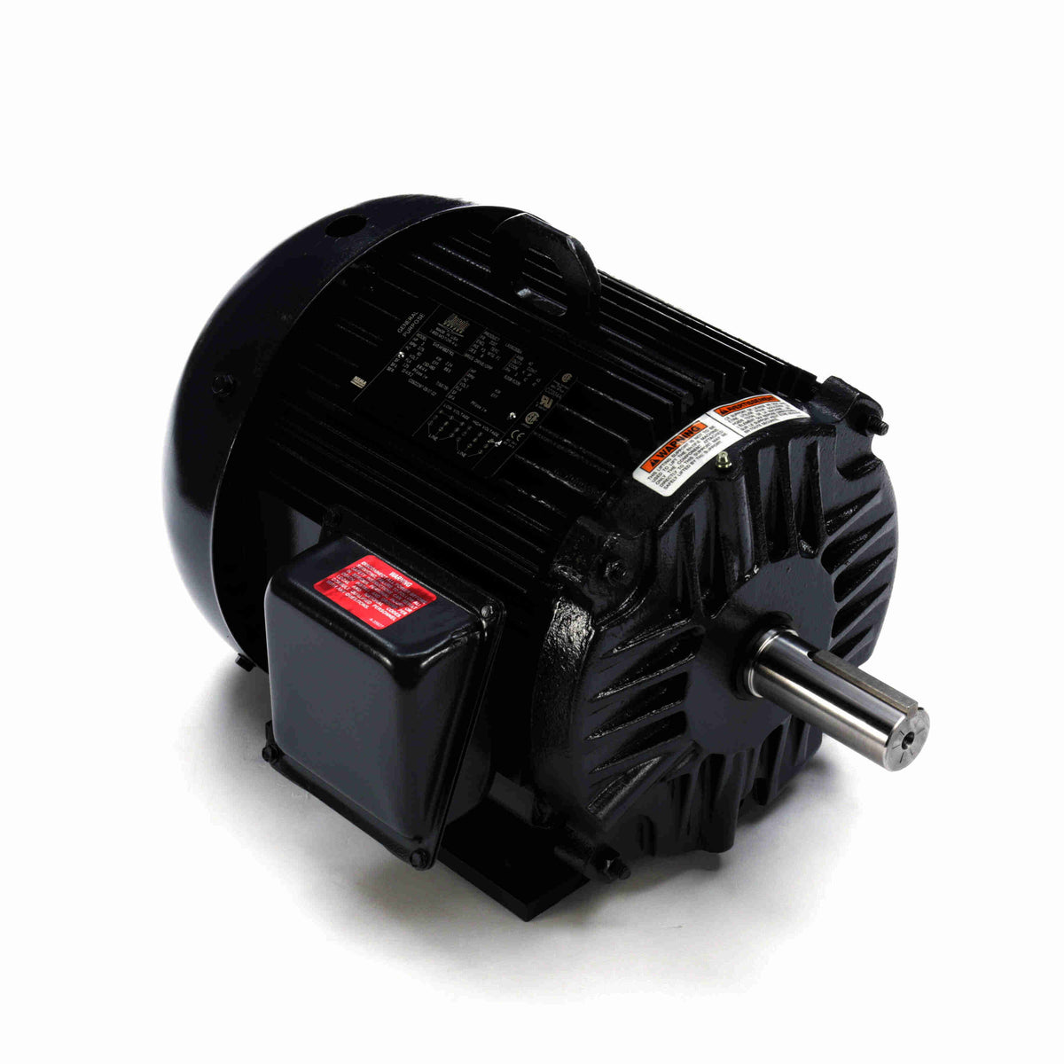 Marathon Electric General Purpose Motor, 3 HP, 3 Ph, 60 Hz, 230/460 V, 1200 & 1200 RPM, 213T Frame, TEFC
