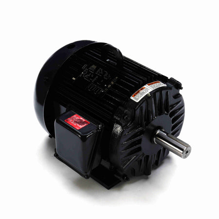 Marathon Electric General Purpose Motor, 3 HP, 3 Ph, 60 Hz, 230/460 V, 1200 & 1200 RPM, 213T Frame, TEFC