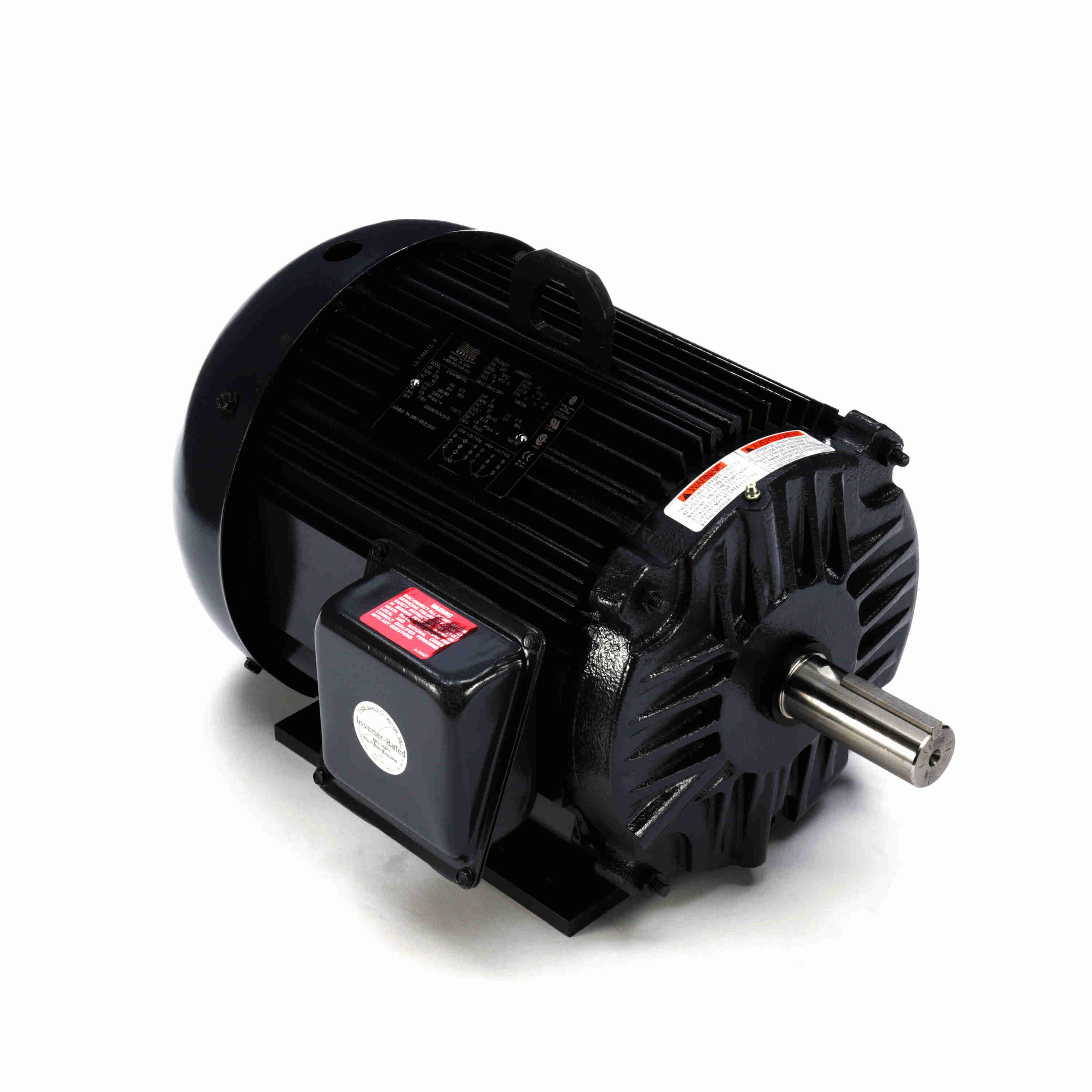Marathon Electric General Purpose Motor, 5 & 5 HP, 3 Ph, 60 & 50 Hz, 230/460 & 380-415 V, 1200 & 1000 RPM, 215T Frame, TEFC