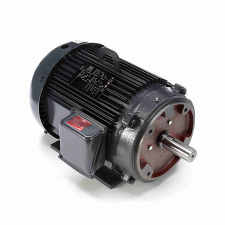 Marathon Electric General Purpose Motor, 10 & 7.50 HP, 3 Ph, 60 & 50 Hz, 230/460 & 190/380 V, 3600 & 3000 RPM, 215TC Frame, TEFC