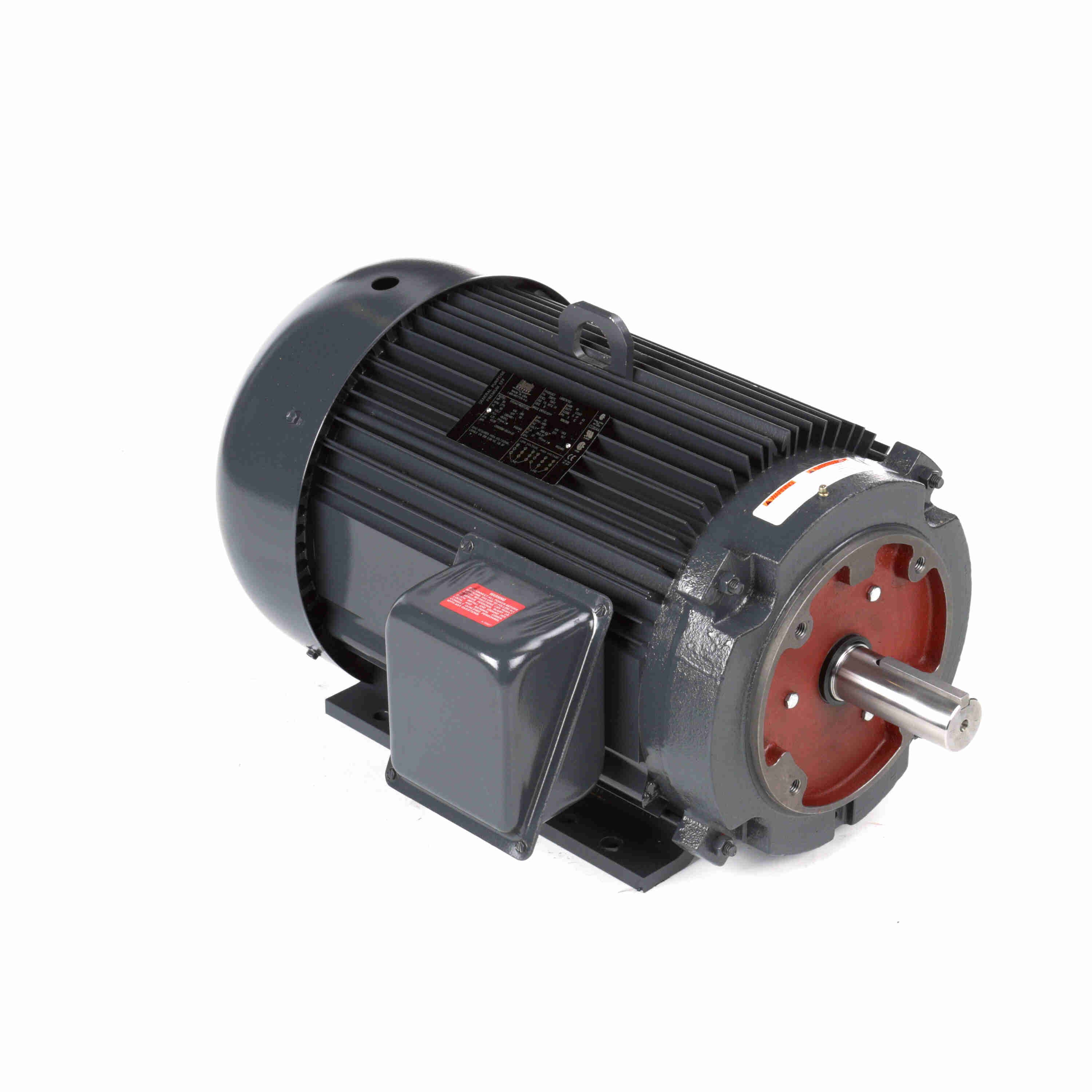 Marathon Electric General Purpose Motor, 20 & 20 HP, 3 Ph, 60 & 50 Hz, 230/460 & 380-415 V, 1800 & 1500 RPM, 256TC Frame, TEFC