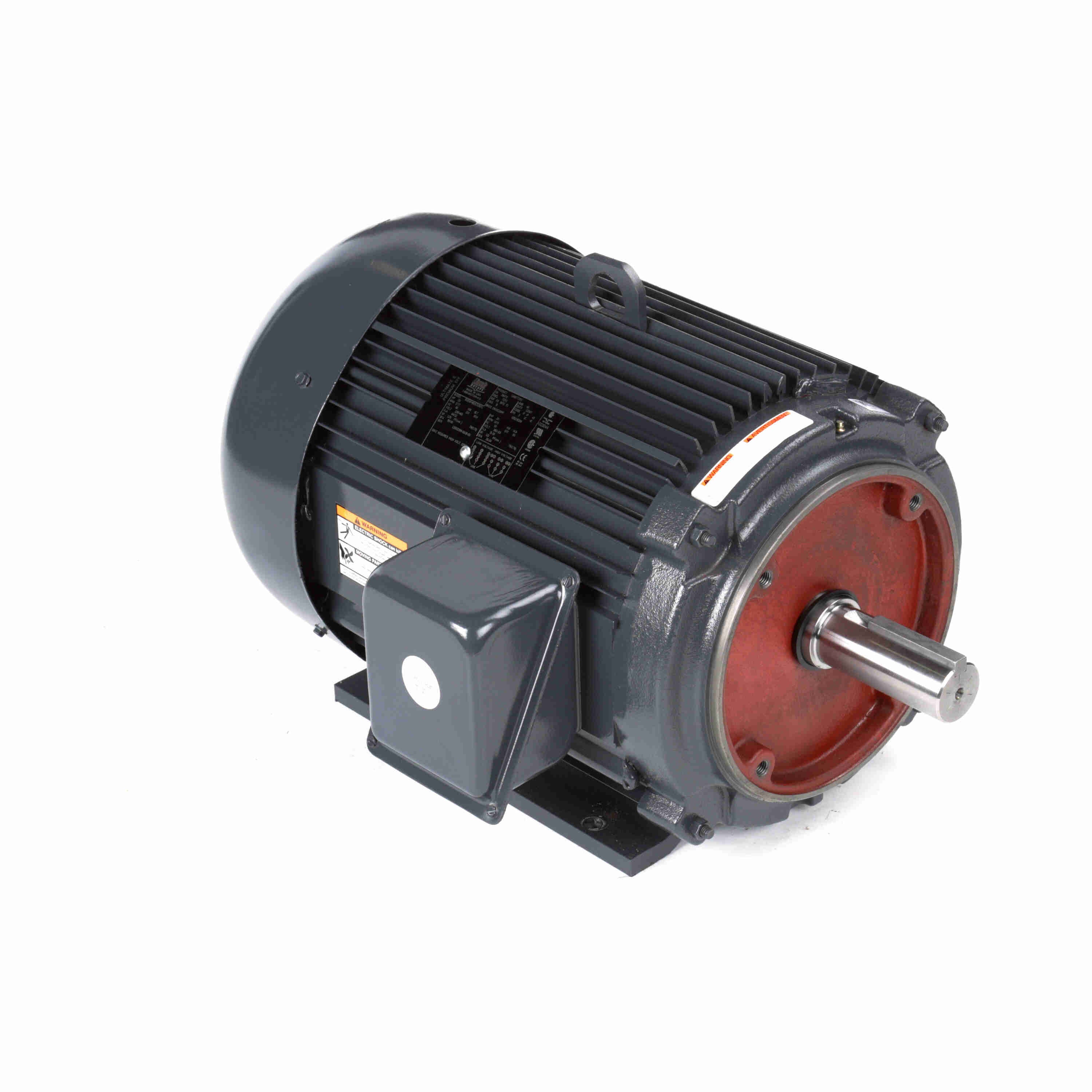 Marathon Electric General Purpose Motor, 25 & 20 HP, 3 Ph, 60 & 50 Hz, 230/460 & 380-415 V, 1800 & 1500 RPM, 284TC Frame, TEFC