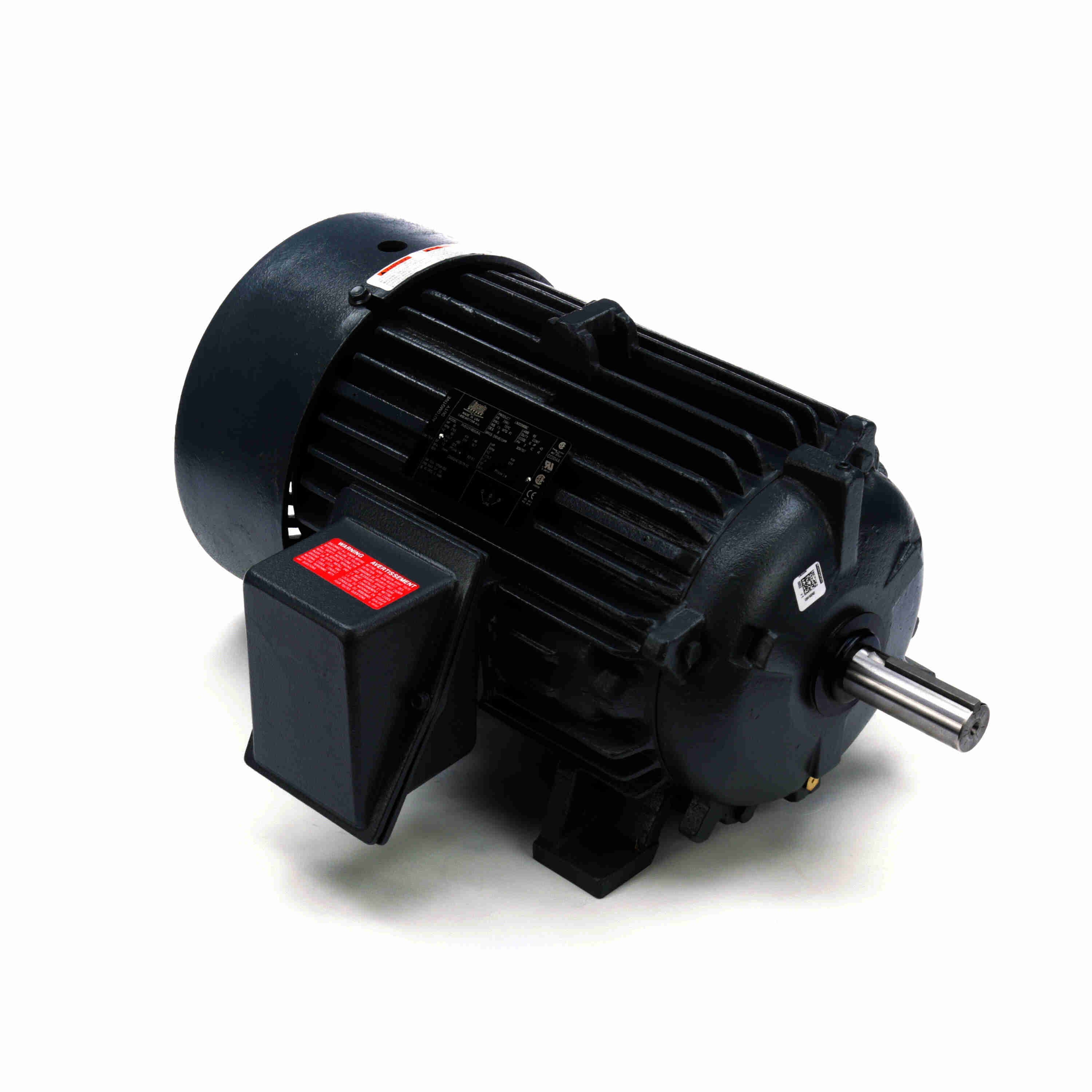 Marathon Electric General Purpose Motor, 10 & 7.50 HP, 3 Ph, 60 & 50 Hz, 230/460 & 190/380 V, 215TC Frame, TEFC