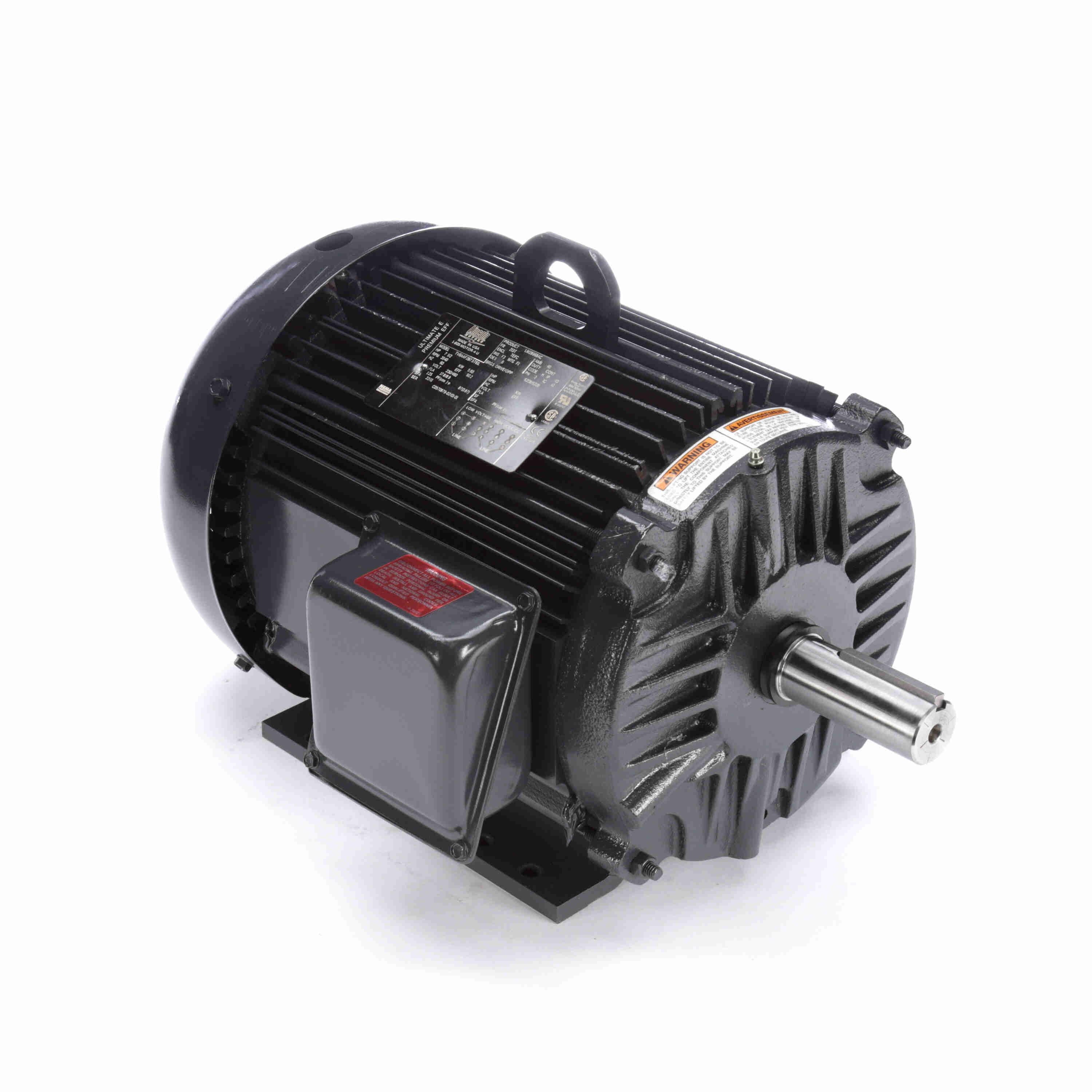 Marathon Electric General Purpose Motor, 7.50 HP, 3 Ph, 60 Hz, 230/460 V, 3600 & 3600 RPM, 213T Frame, TEFC