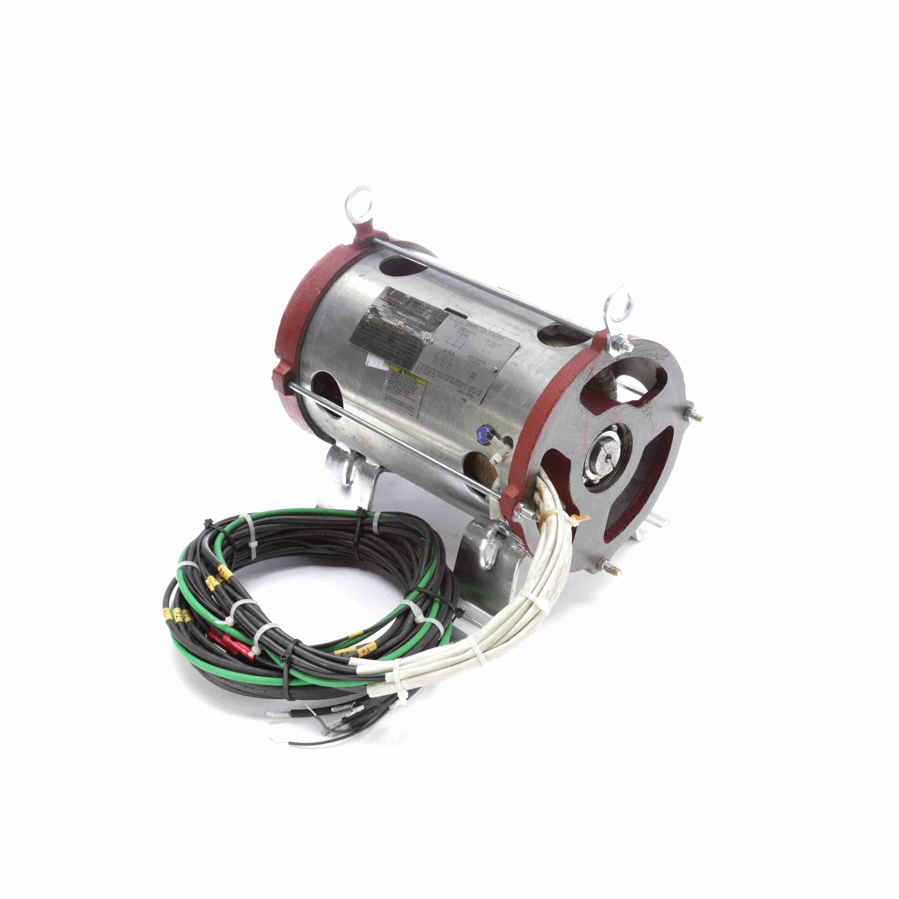 Marathon Electric Elevator Duty Motor, 15 & 10 HP, 3 Ph, 60 & 60 Hz, 200 & 200 V, 3600 & 3600 RPM, 160TZ Frame, OPEN