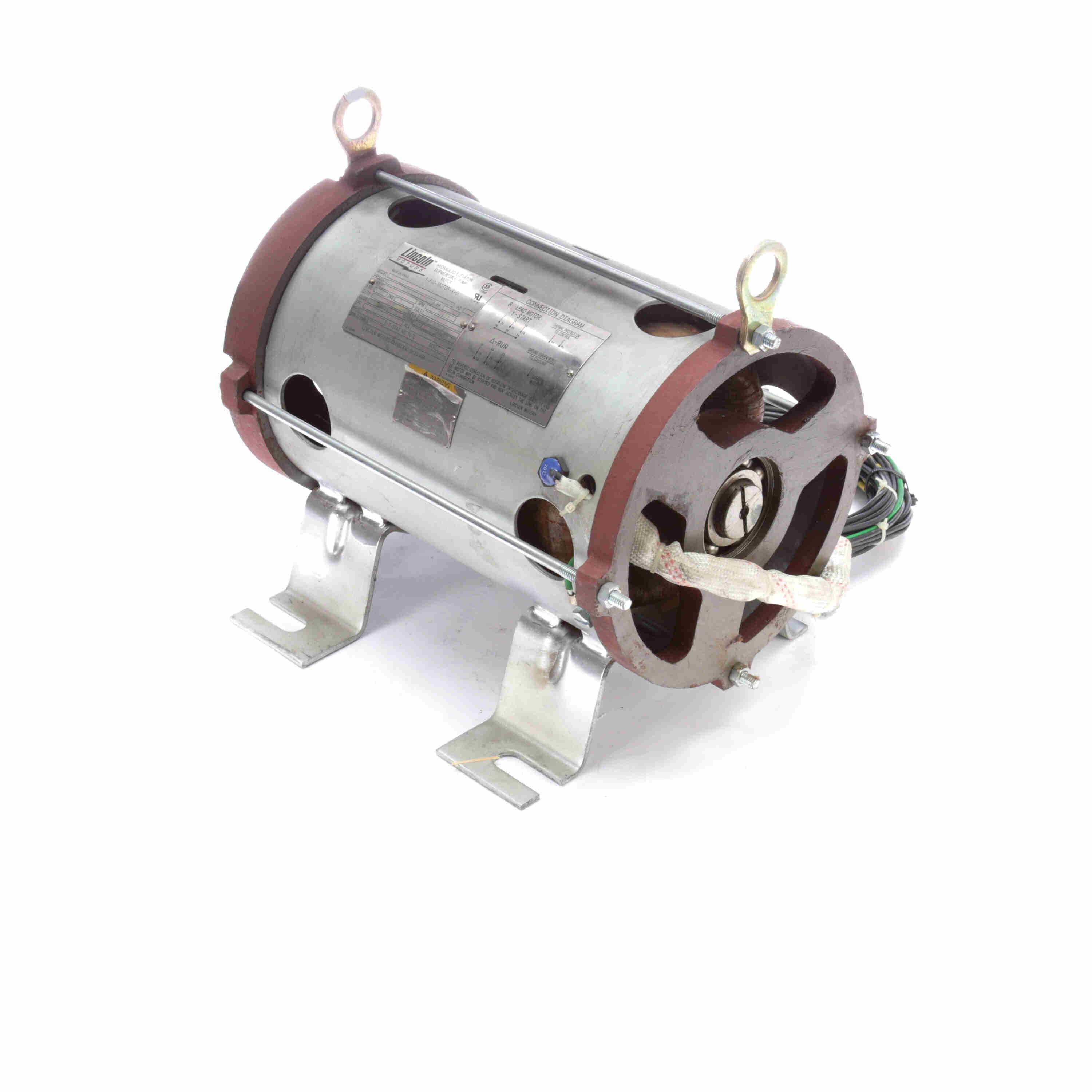 Marathon Electric Elevator Duty Motor, 20 & 15 HP, 3 Ph, 60 & 60 Hz, 575 & 575 V, 3600 & 3600 RPM, 160M Frame, OPEN