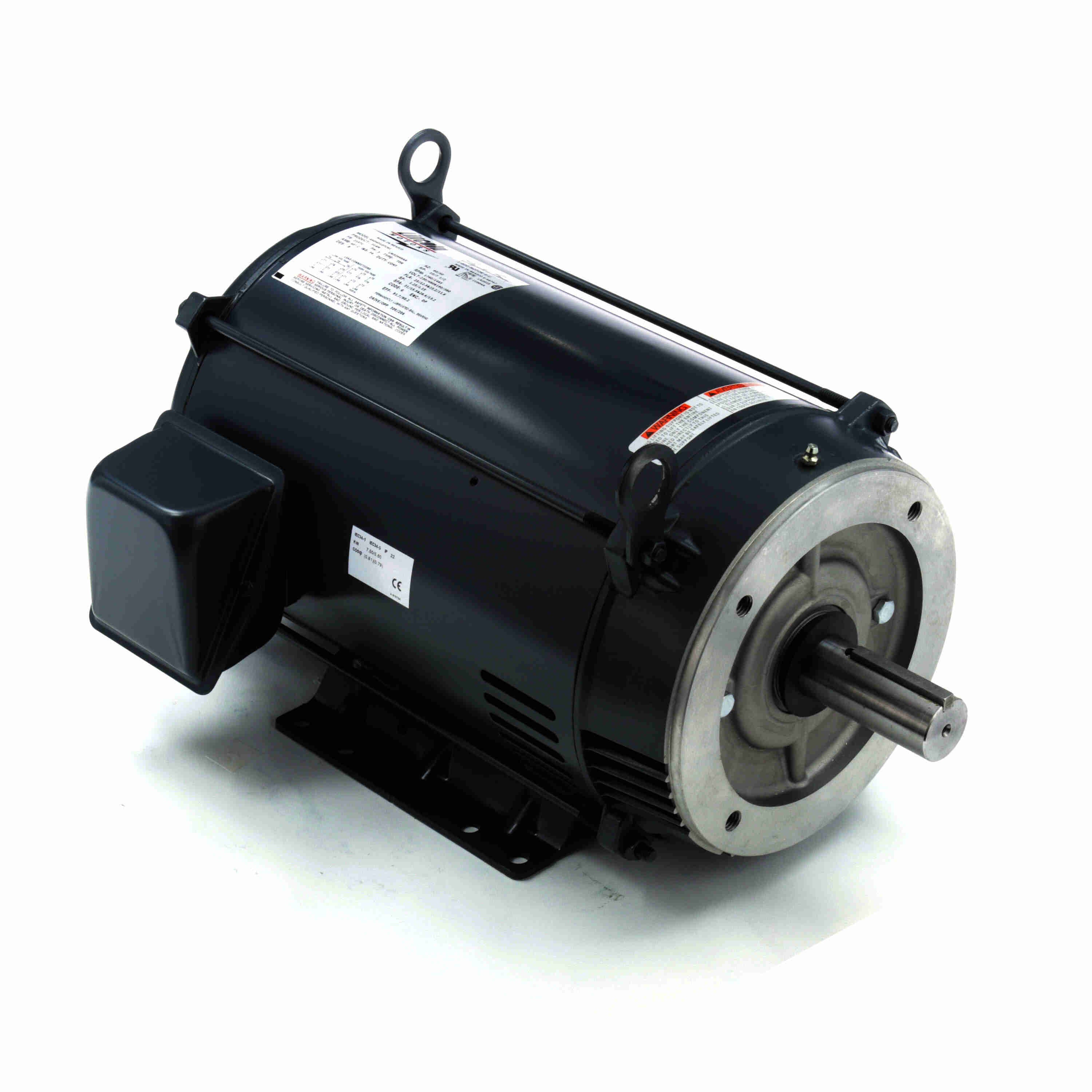 Marathon Electric General Purpose Motor, 10 & 7.50 HP, 3 Ph, 60 & 50 Hz, 230/460 & 190/380 V, 1800 & 1500 RPM, 215TC Frame, DP
