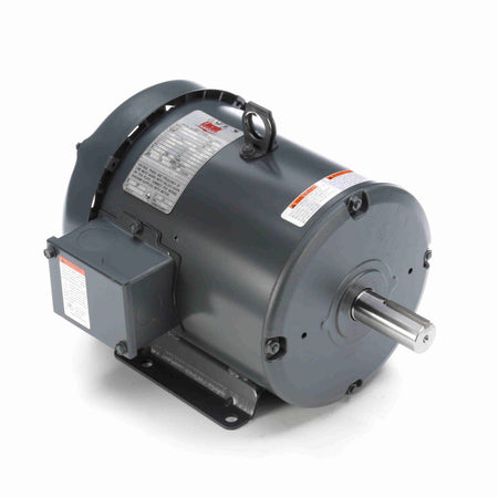 Marathon Electric General Purpose Motor, 3 & 3 HP, 3 Ph, 60 & 50 Hz, 230/460 & 190/380 V, 1200 & 1000 RPM, 213T Frame, TEFC